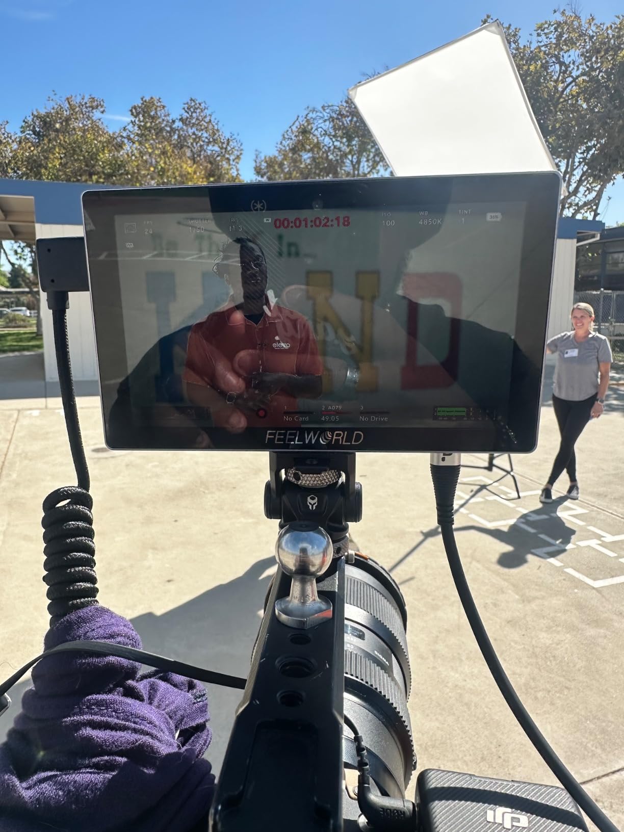 FEELWORLD P6X 5.5 inch 1000nit Aluminium Camera Field DSLR Monitor Touchscreen High Brightness Portable Waveform LUT HDR 4K HDMI Input and Output Weight 249g customer photo 2