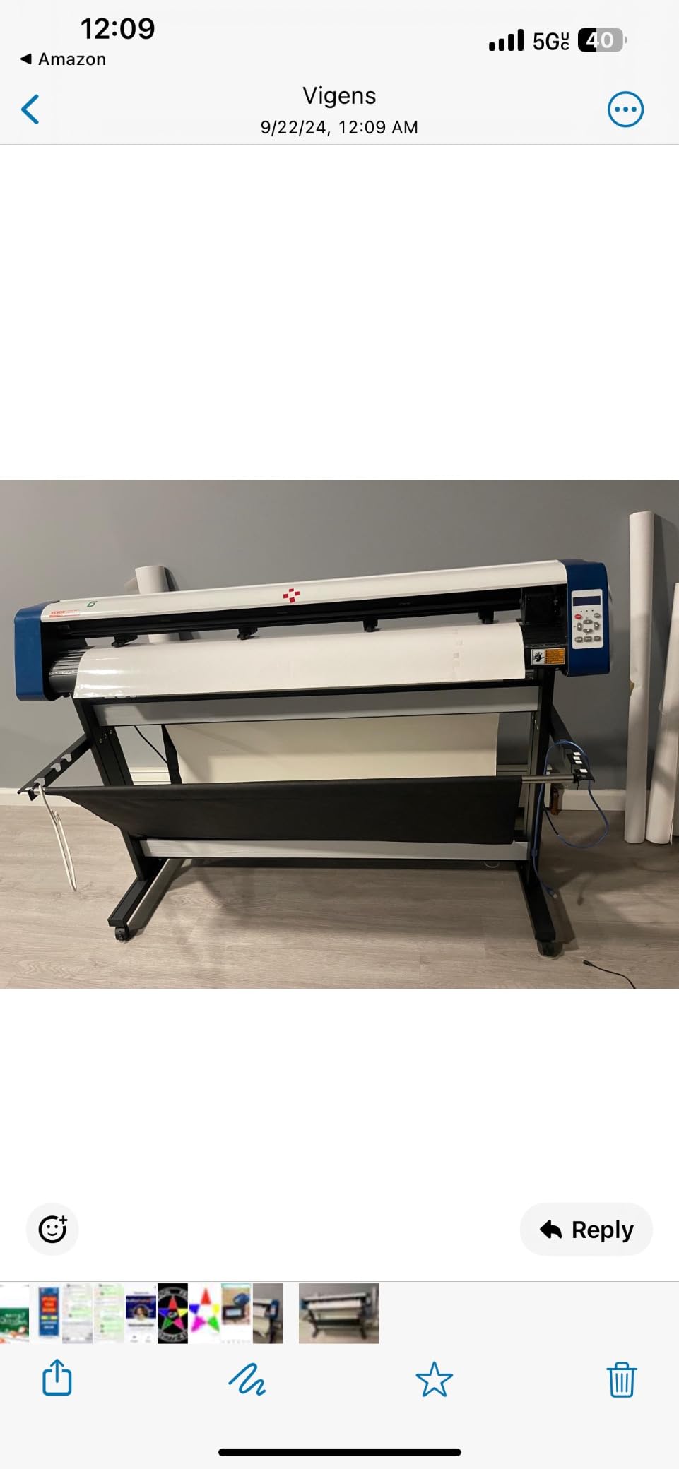 VEVOR 28-inch Cutting Machine for Vinyl, Features LCD Screen, Dual Adjustable Spring Rollers for Sign Crafting, Includes Signmaster for Creative Design & Cutting customer photo 2
