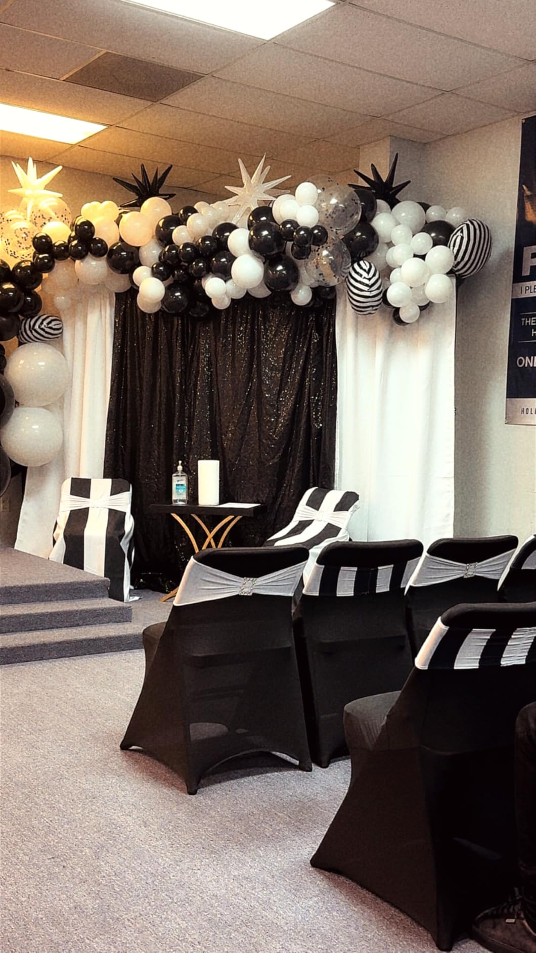 Backdrop Stand Kit - 6 Widths, 10x7.5ft Adjustable Background Stand for Parties & Studio Photography customer photo 2