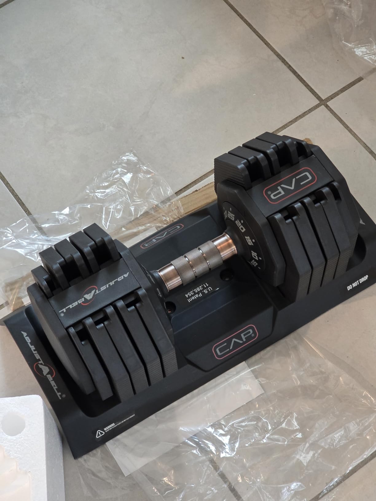 CAP ADJUSTABELL Adjustable Dumbbell Weights - Singles & Pairs | 12.5 lb, 25 lb & 55 lb customer photo 1