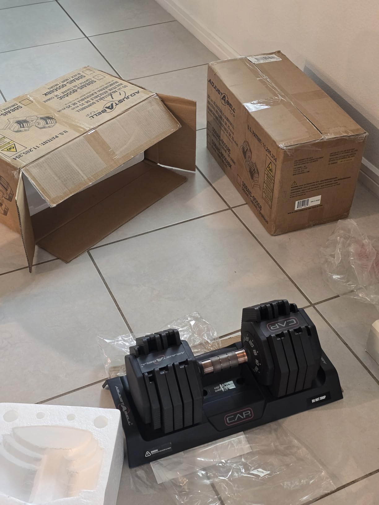 CAP ADJUSTABELL Adjustable Dumbbell Weights - Singles & Pairs | 12.5 lb, 25 lb & 55 lb customer photo 2