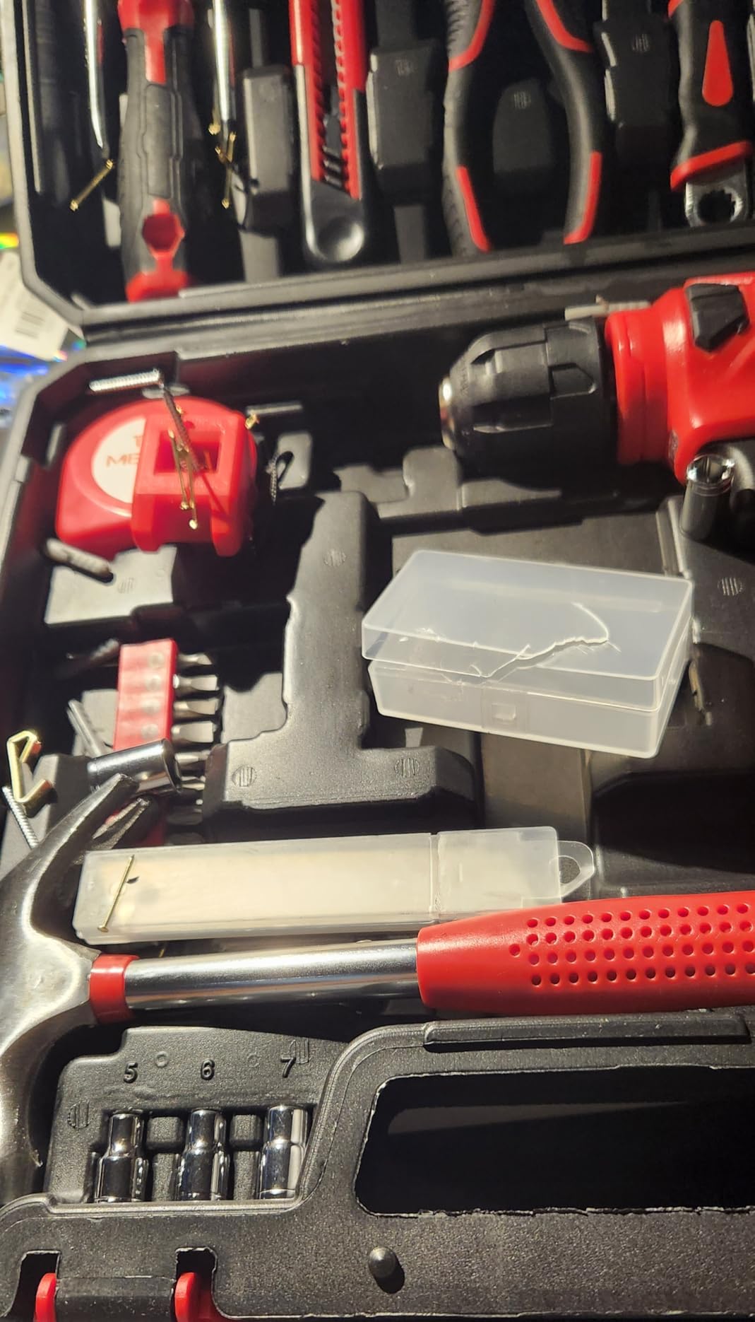 Tool Set - 8V Cordless Drill Set, 132 Piece Home Tool Set With Hand Drill, Tool Kit for Women & Men customer photo 1