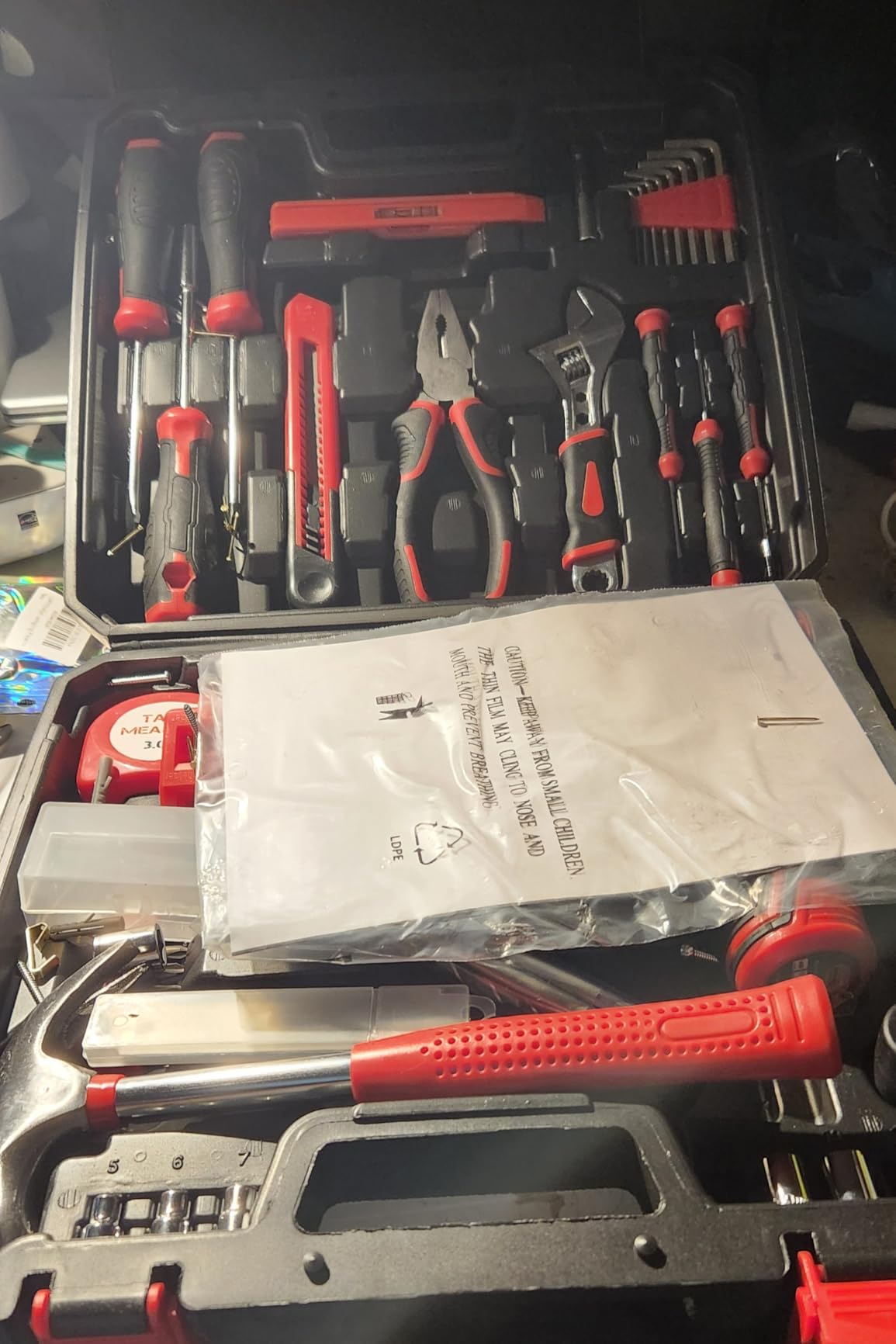 Tool Set - 8V Cordless Drill Set, 132 Piece Home Tool Set With Hand Drill, Tool Kit for Women & Men customer photo 2