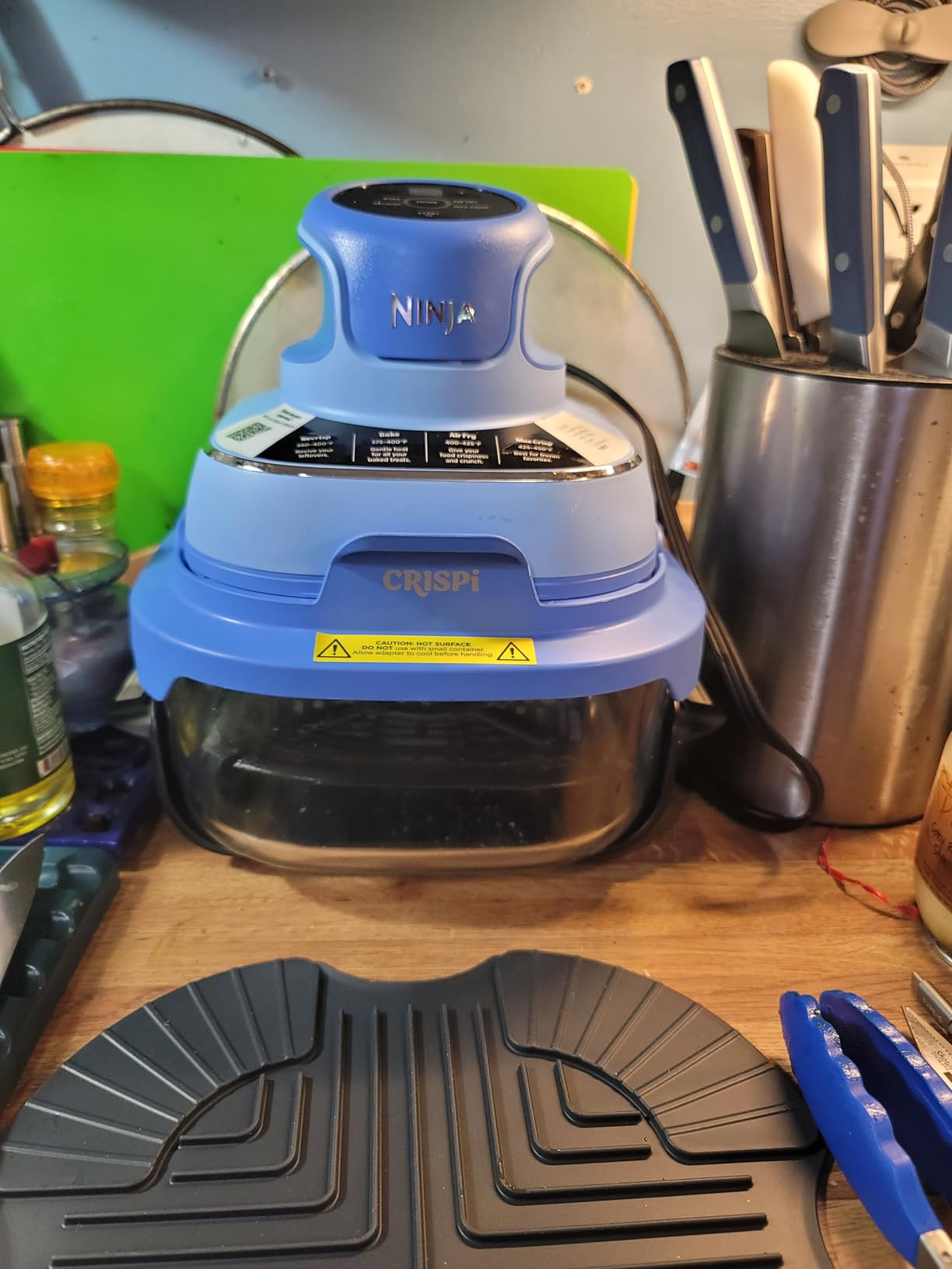 Ninja Crispi 4 in 1 Glass Air Fryer, 450F, Non Toxic, 4QT and 6 Cup Containers with Lids, FN101ST customer photo 2