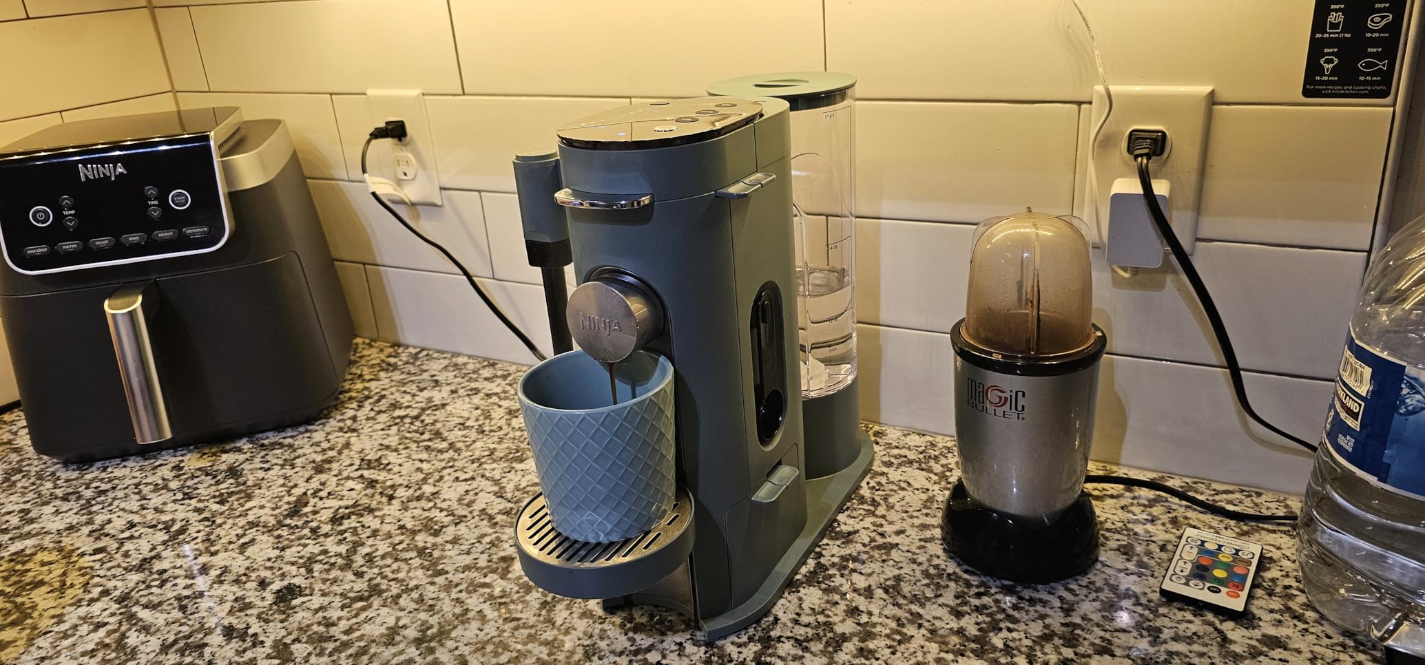 Ninja Pod and Grounds Specialty Single Serve Coffee Maker, K-Cup Pod Compatible, Brews, Compact Design, Built-in Milk Frother, 56 Ounces Reservoir, 6 Ounces Cup to 24 Ounces Mug Sizes, Stone, PB051ST customer photo 2