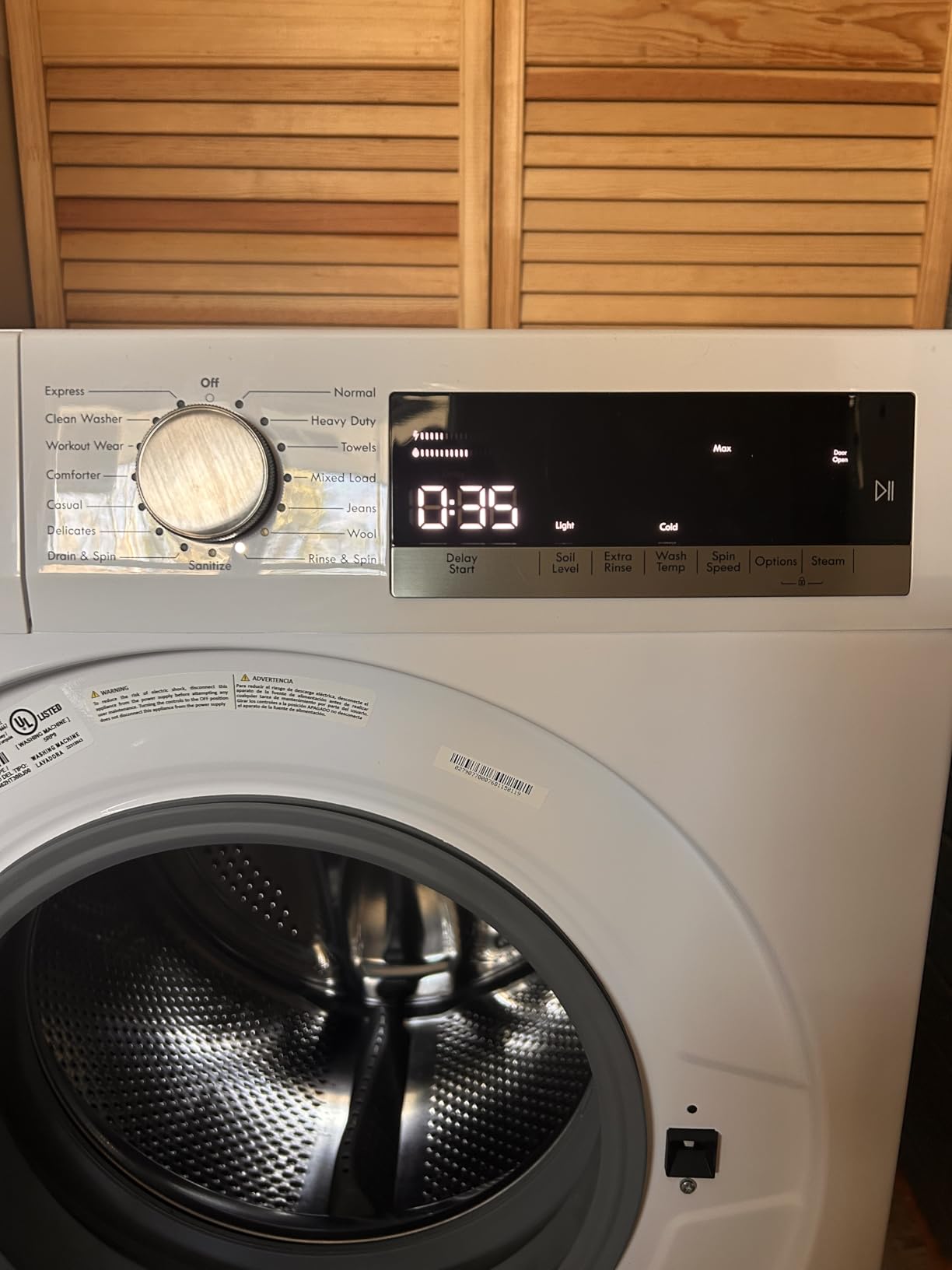 Whirlpool 2.2 cu. ft. Compact Front Load Washer with Wrinkle Relaxing Steam Treatment - Reduce Laundry Time with Accela & Express Wash - LED - ENERGY STAR Certified - White customer photo 2