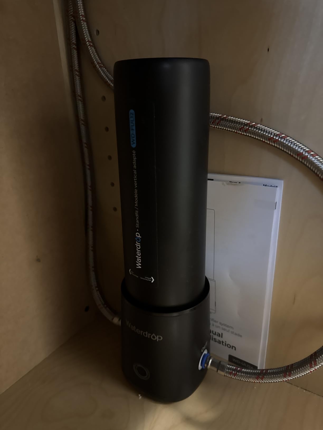 Waterdrop UL12A Under Sink Water Filter, Upgraded for 10UA, No Drill Required for Renters, Time Reminder, Easy Installation, Reduces Chlorine, Bad Taste & Odor, NSF/ANSI 42 Certified (Filter: FUL12) customer photo 2