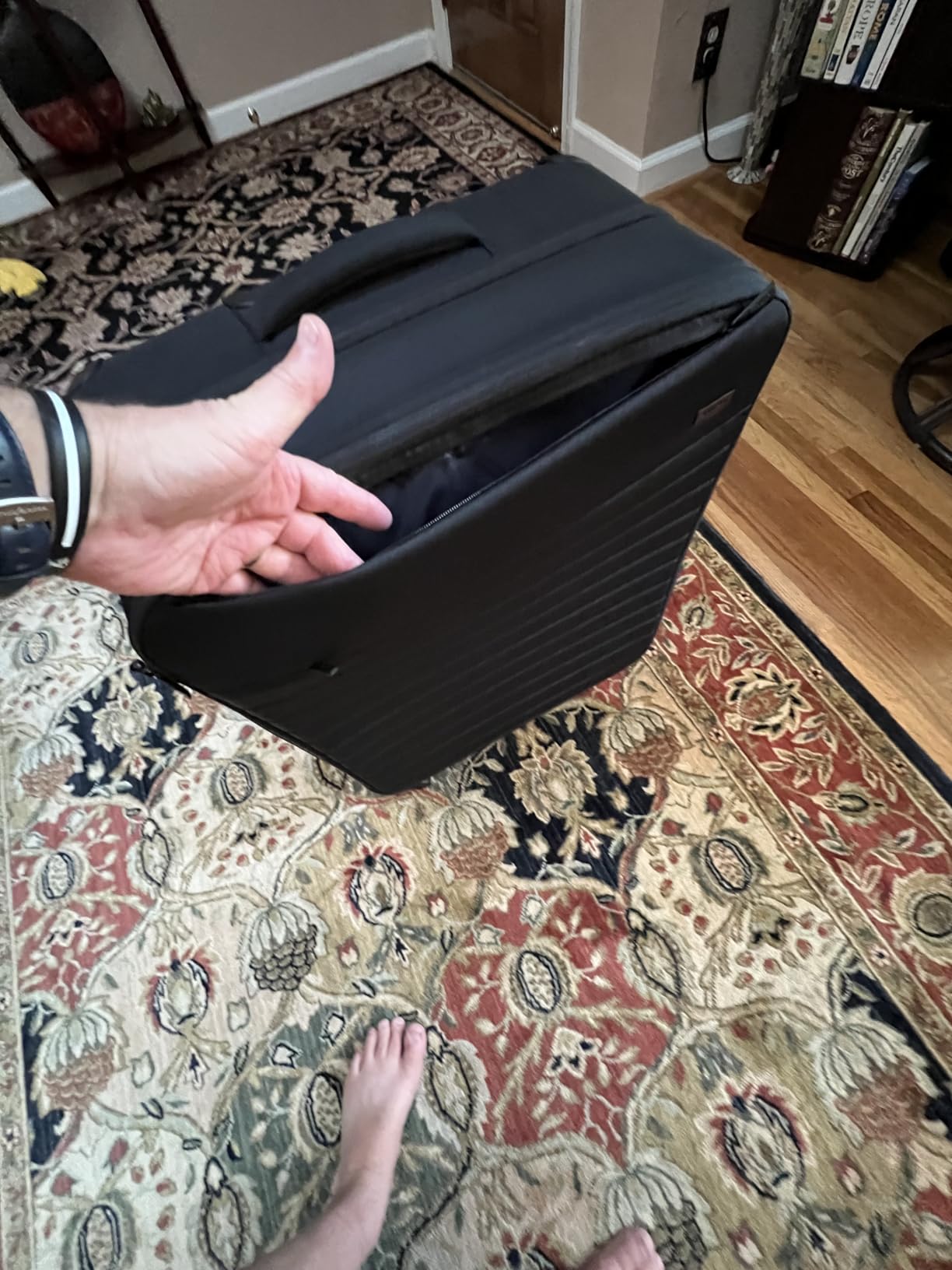 Away Softside Large Checked Suitcase, 29 Inch Expandable Luggage For Men & Women, Durable Nylon Exterior, TSA Approved Lock, Ideal For Trips 2+ Weeks, Clay Pink customer photo 2