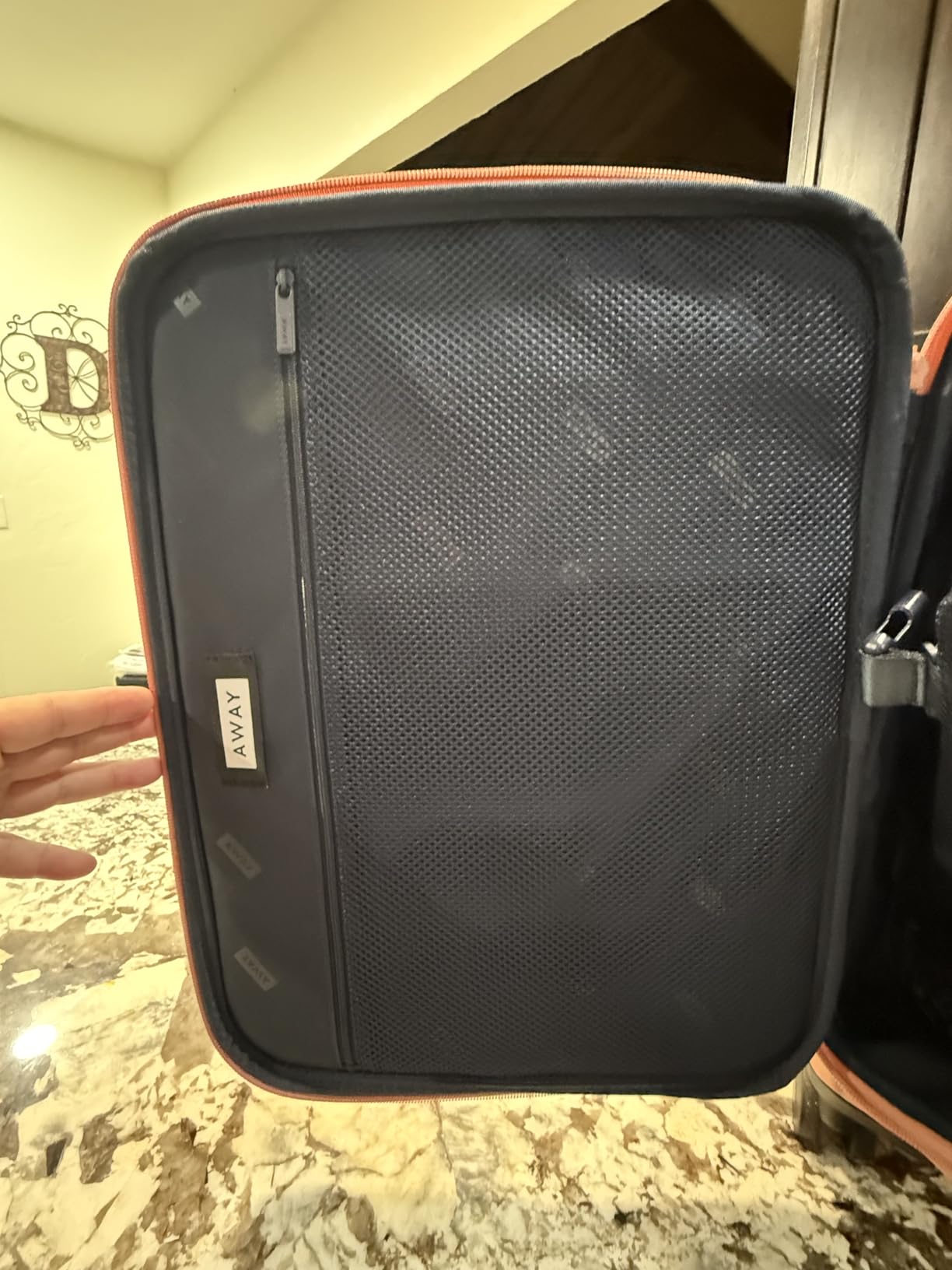 Away Carry-On Luggage - 22-Inch Lightweight, Expandable Softside Suitcase with 360° Spinner Wheels, Interior Compression System, TSA-Accepted Lock - Cloud Gray customer photo 2