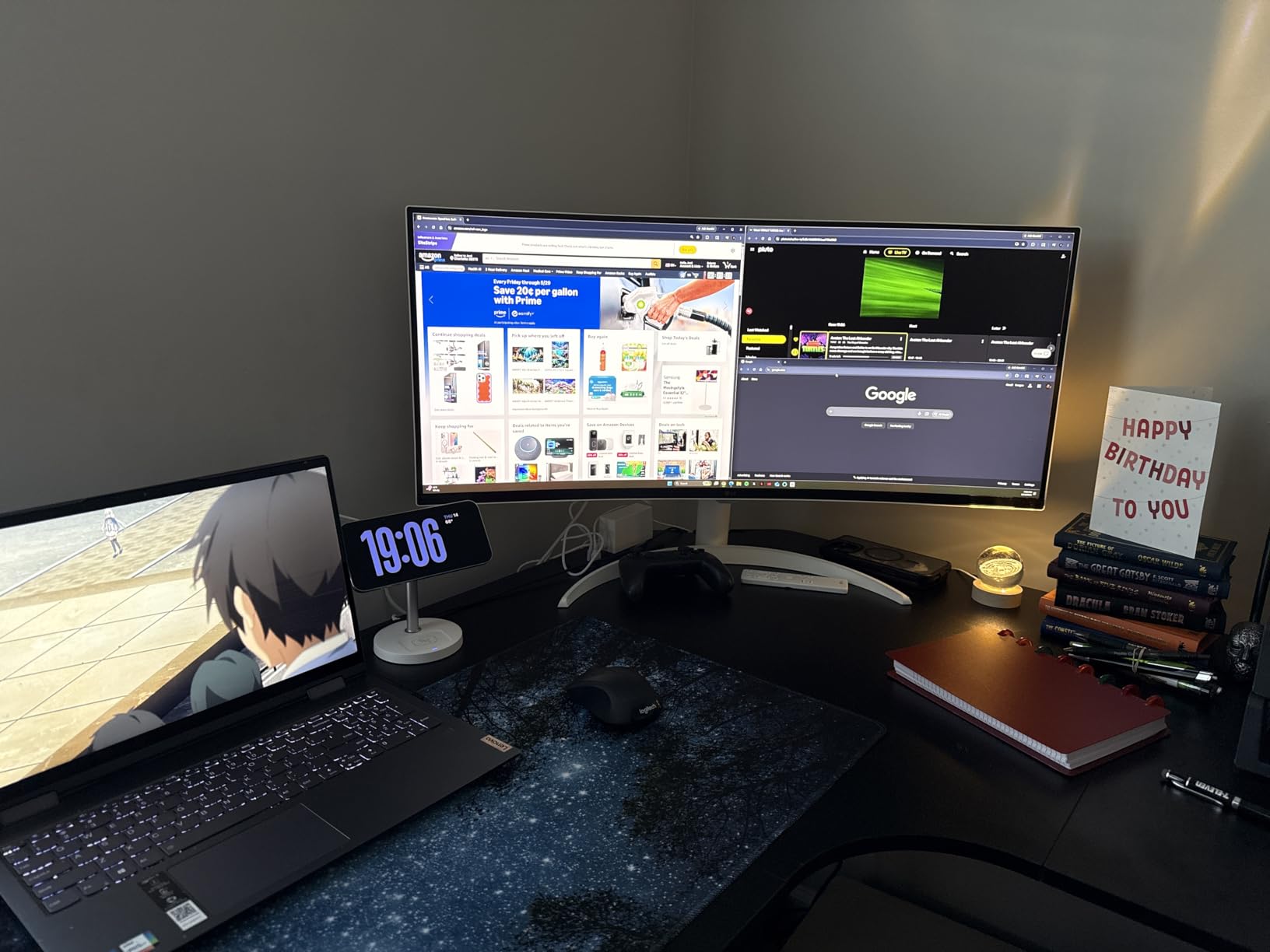 LG 34SR63QA-W 34 inch Smart Curved Monitor with Streaming TV customer photo 2