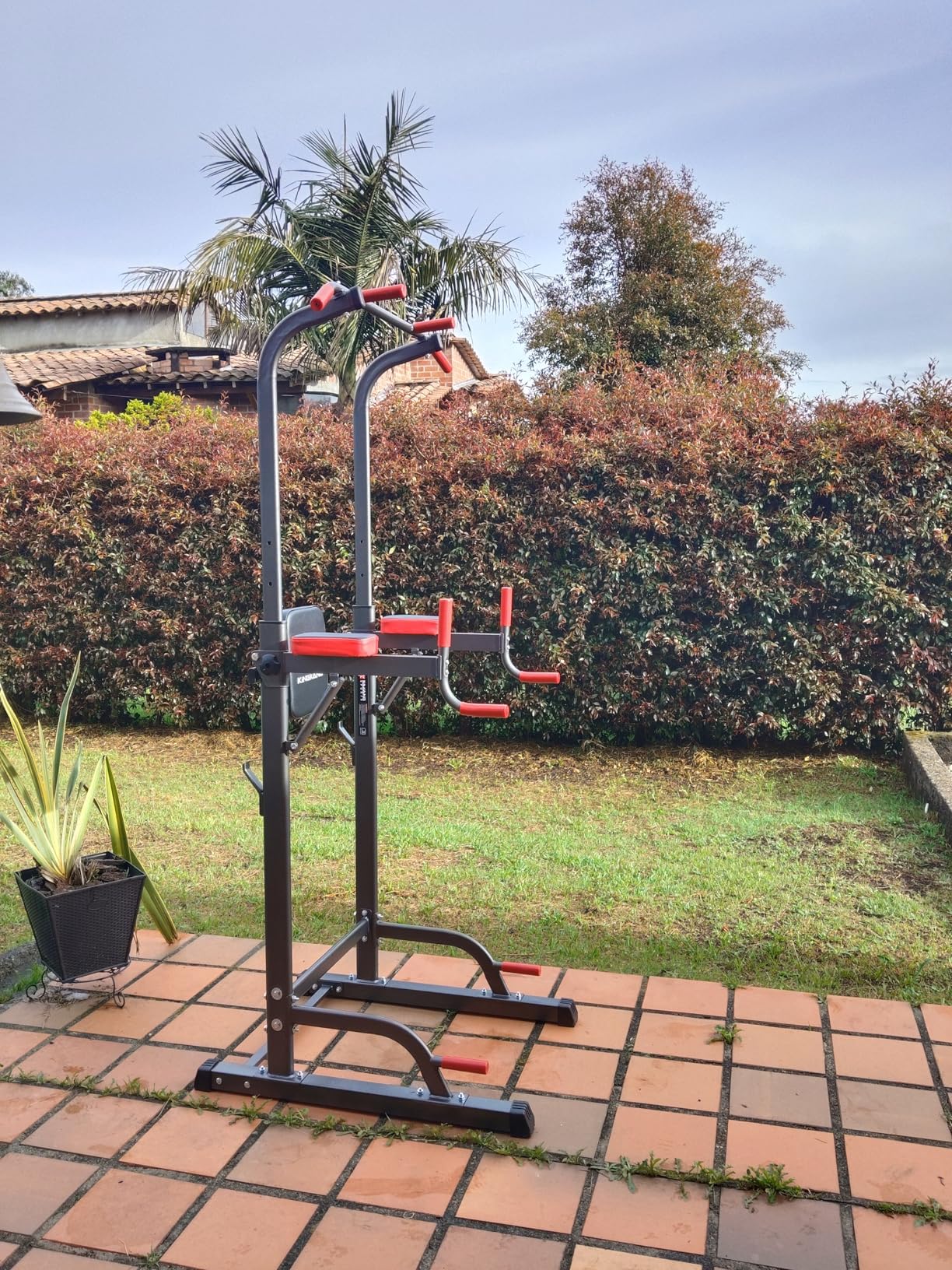 K KiNGKANG Power Tower Dip Station, Multi-Function Assistive Trainer Pull Up for Home Gym Muscle Building and Beginner Exercises,Load 450LBS customer photo 2