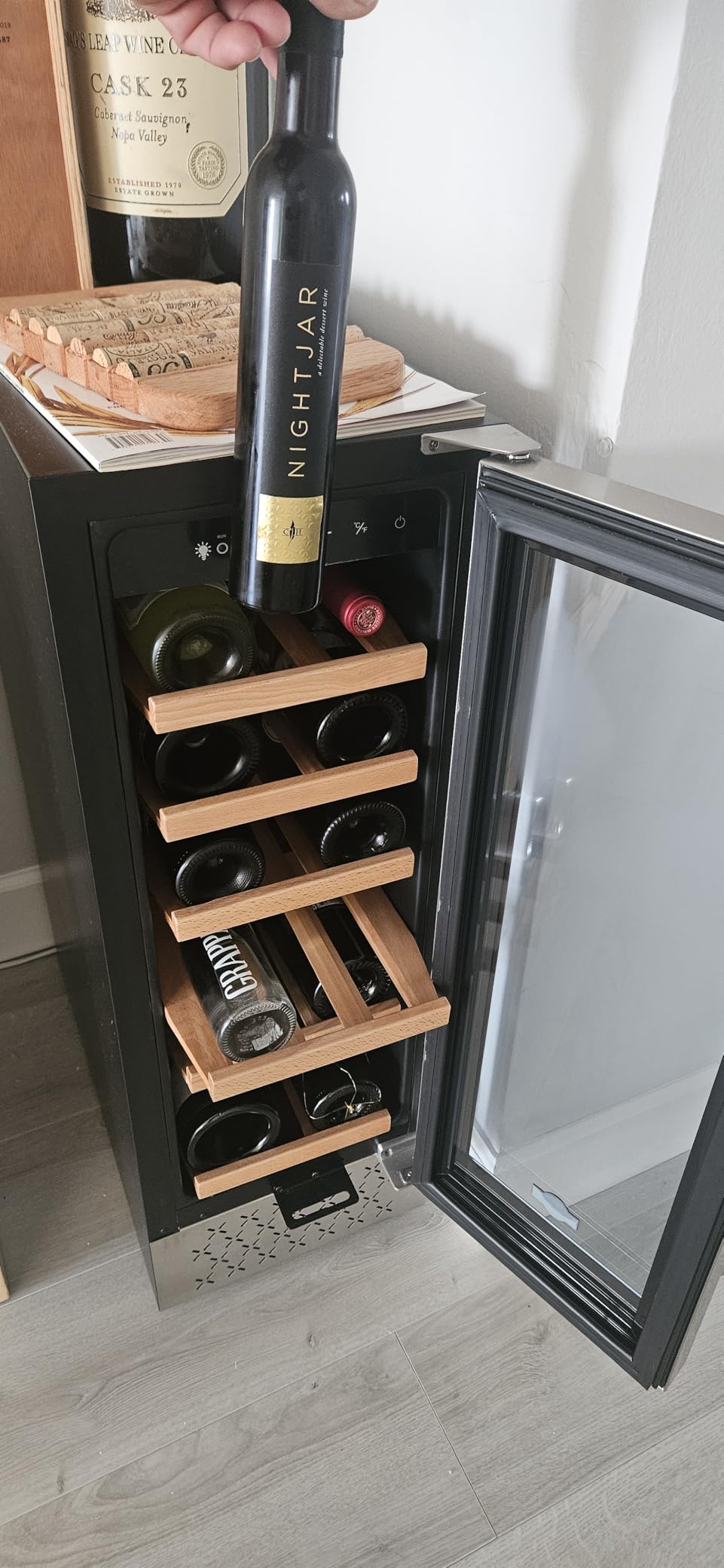 Tylza Outdoor Refrigerator 24 Inch Wide, Stainless Steel Beverage Refrigerator 176 Can for Undercounter Built-in or Freestanding, for Home and Patio, Water Proof, Fast Cooling, Low Noise, 37-65 °F customer photo 1