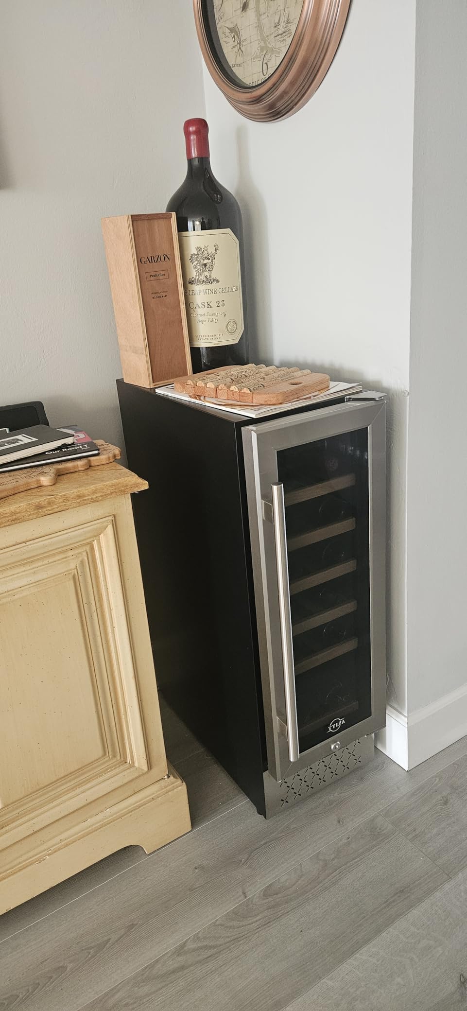 Tylza Outdoor Refrigerator 24 Inch Wide, Stainless Steel Beverage Refrigerator 176 Can for Undercounter Built-in or Freestanding, for Home and Patio, Water Proof, Fast Cooling, Low Noise, 37-65 °F customer photo 2