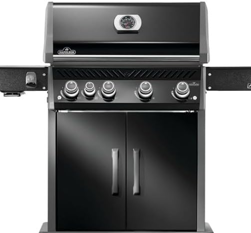 Napoleon Rogue PRO 525 Propane Gas Grill with Infrared Side Burner, Black, Durable 5-Burner BBQ customer photo 1