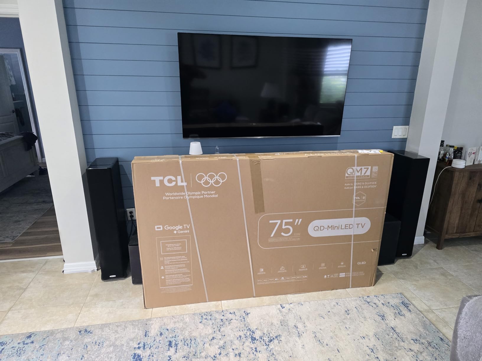 TCL 55 Inch Class QM7K Series | Mini LED QLED 4K HDR | 55QM7K, 2025 Model | 120HZ-144HZ Anti Reflective Screen Smart Google TV Dolby Atmos Onkyo Audio | Voice Remote Alexa Gaming Streaming Television customer photo 2