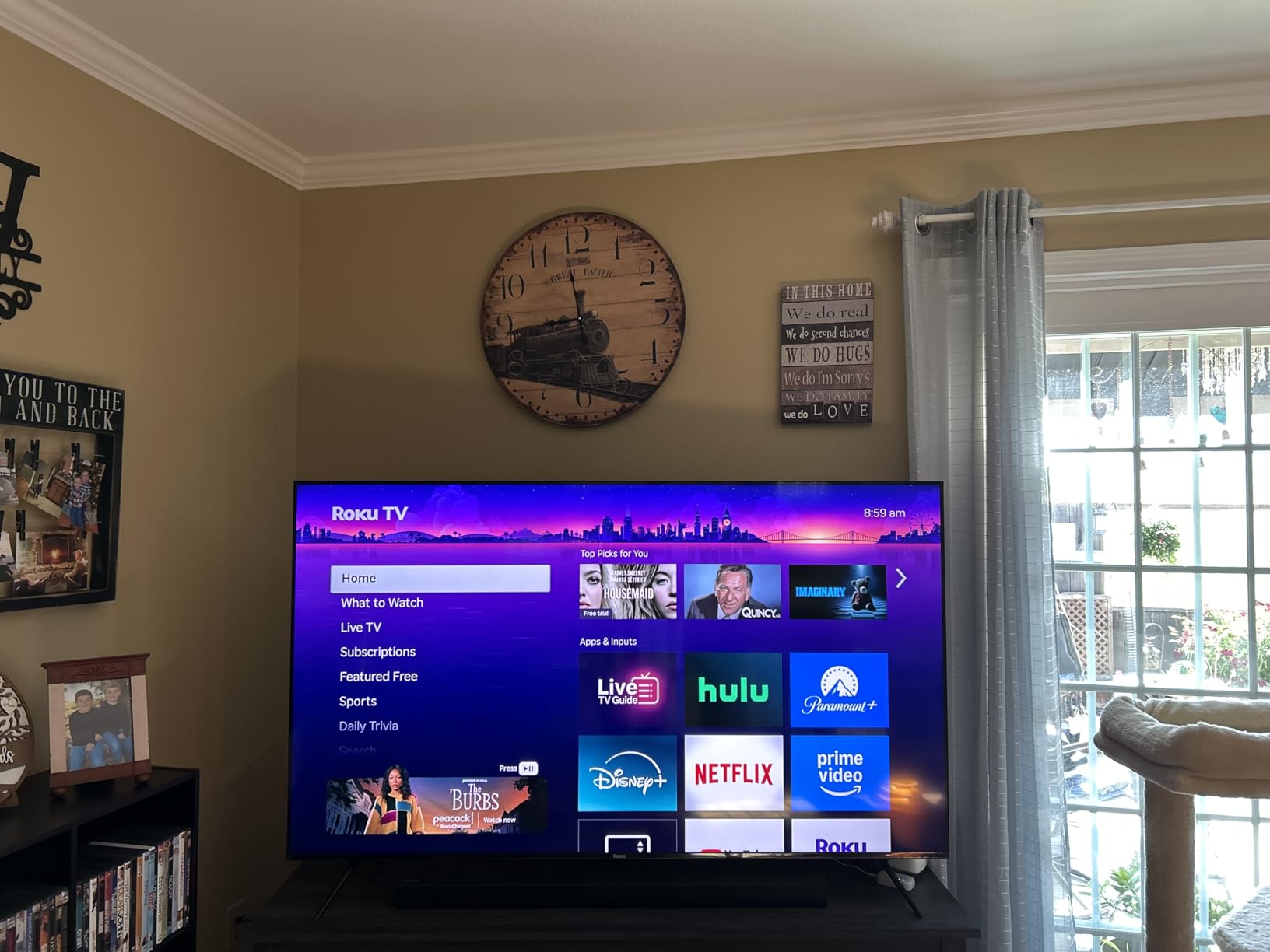 Smart TV - 75-Inch Plus Series, Mini-LED TV - RokuTV with Enhanced Voice Remote - Flat Screen 4K QLED Television with Dolby Vision & Wi-Fi for Streaming Live Local News, Sports customer photo 2