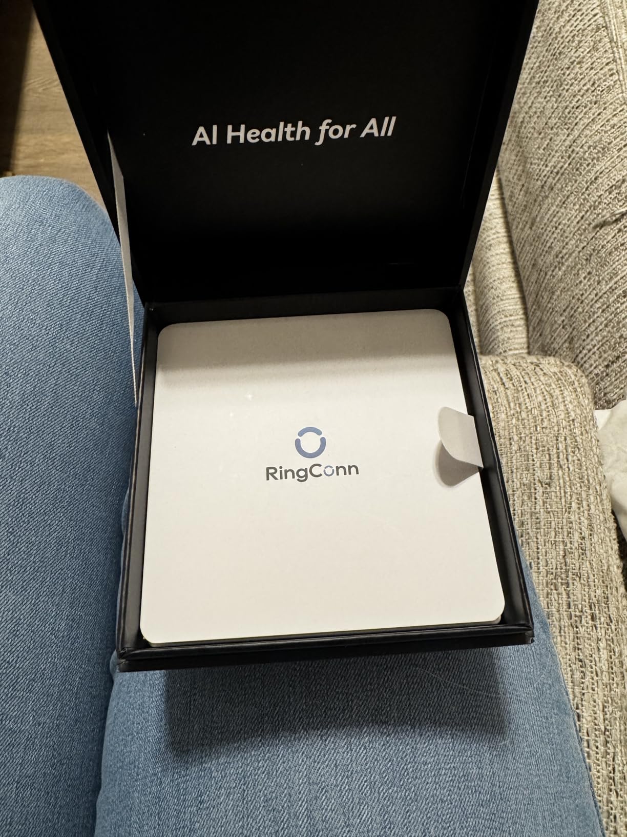 RingConn Gen 2 Air, Ultra-Thin AI Smart Ring, 10-Day Battery Life, Fitness/Sleep/Stress/HR Tracker for Women&Men, No App Fee for Standard Features, iOS & Android Compatible (Size 10, Galaxy Sliver) customer photo 1
