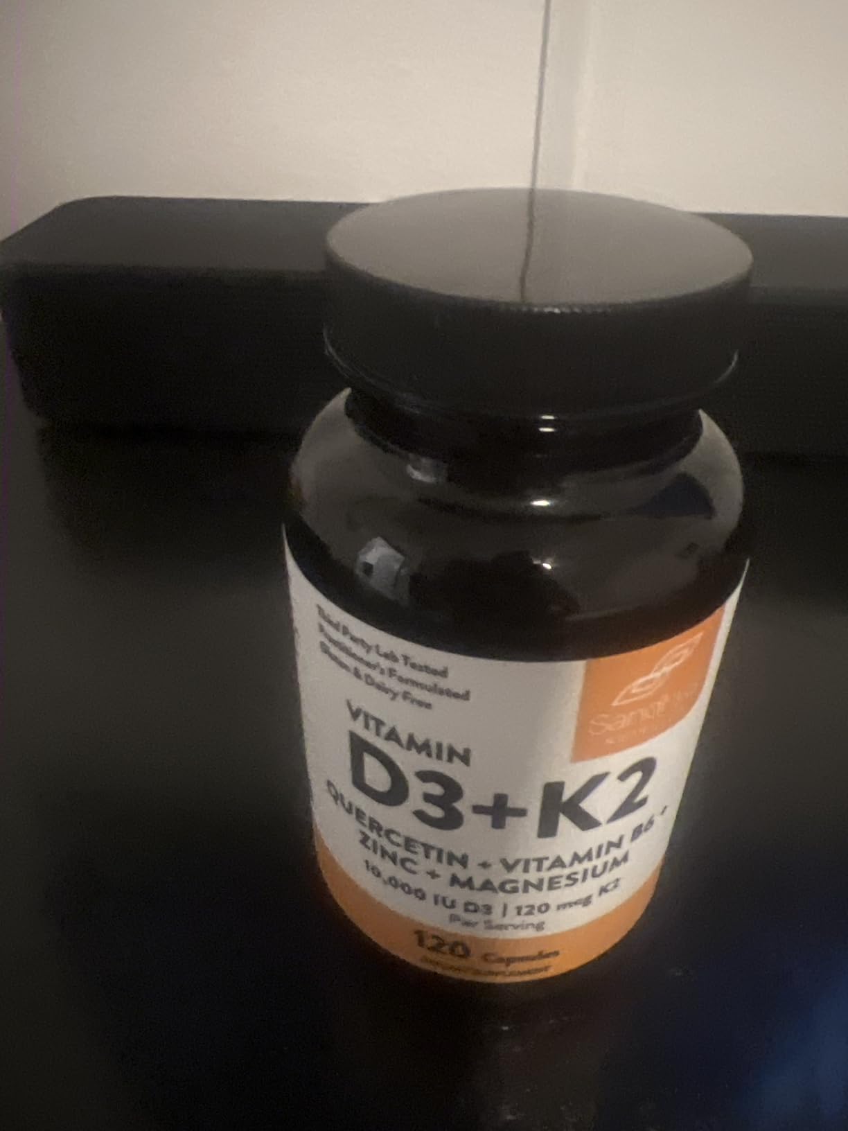 Sandhu's Vitamin D3 K2 Magnesium 5000 IU, 120mcg K2 Capsules 120 Count | with VIT B6, Zinc & Quercetin | D3K2 Supports Superior Absorption, Energy, Immune, Muscle Health for Men & Women customer photo 1