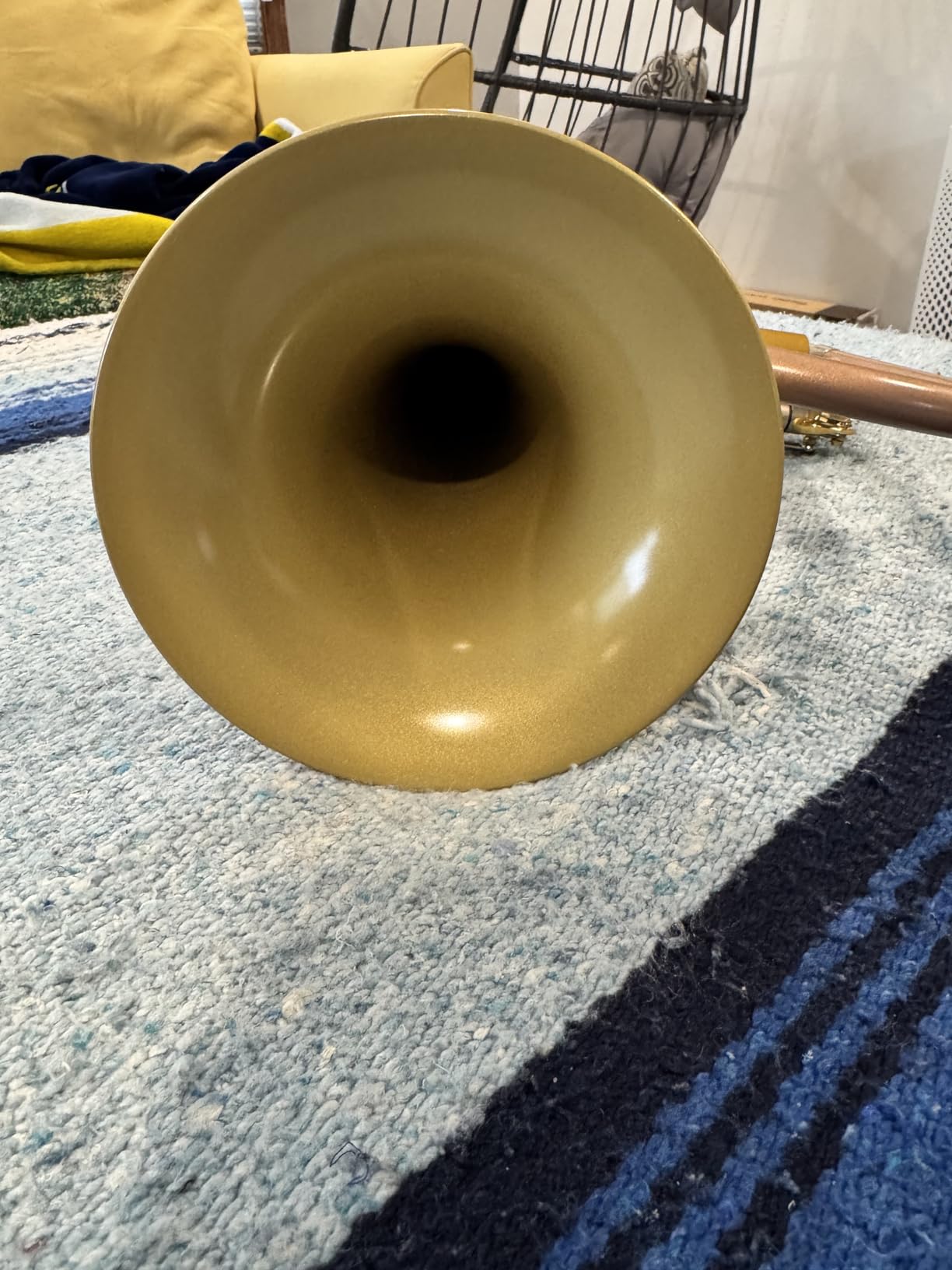 FH8390 flugelhorn jazz model with 155mm brass bell 3rd Valve trigger nickel silver slides matte finish light case mouthpiece for intermediate players high school band (FH-8390) customer photo 1