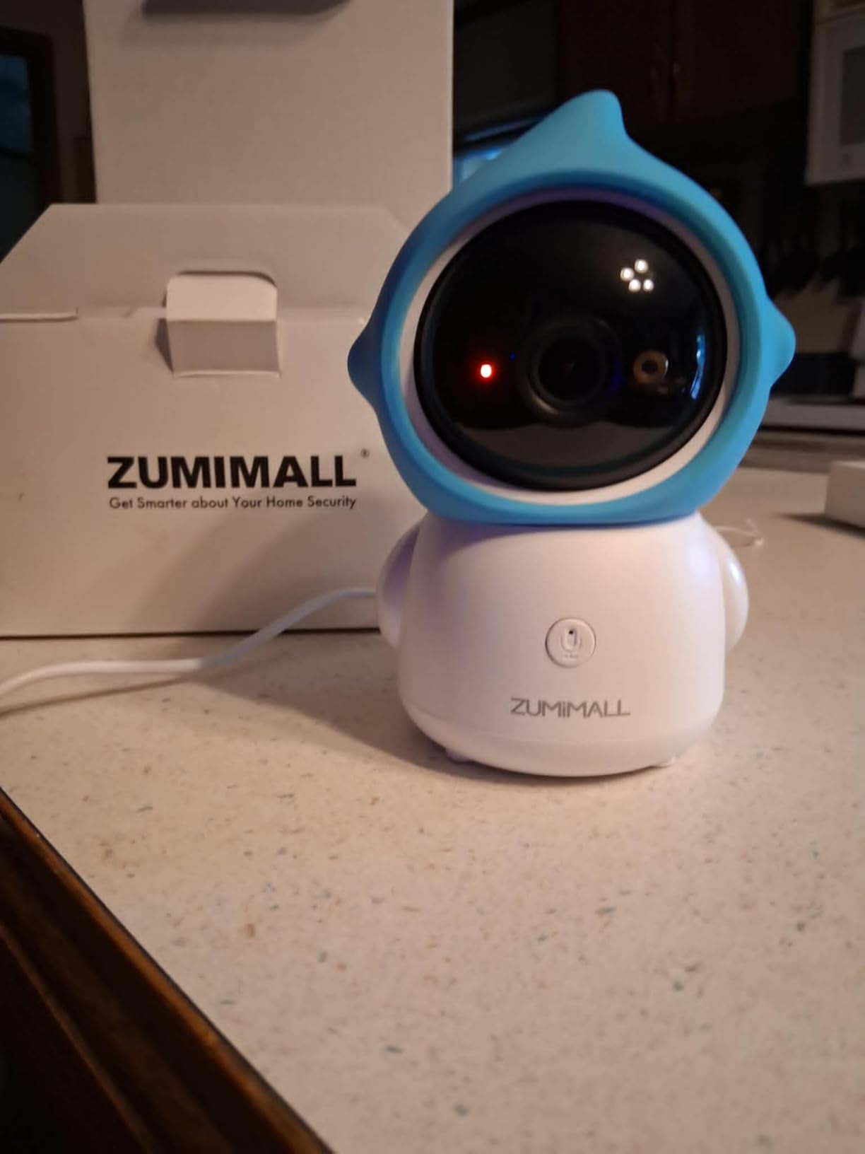 ZUMIMALL Pet Camera with Laser, 5G/2.4G WiFi Camera for Dog/Cat Laser Toy, 2K Pet Security Cameras with Phone App, 2-Way Talk, Auto Tracking, Pet/PIR/AI Detection, Privacy Protect, Alexa/ONVIF/Cloud customer photo 2