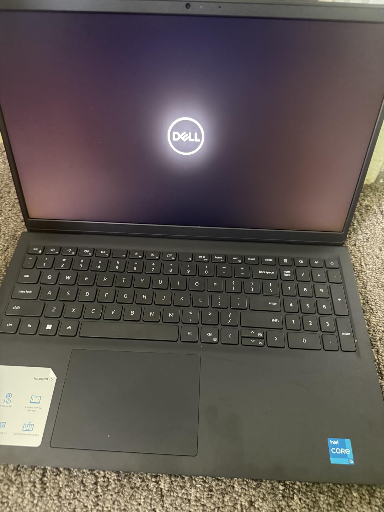 Dell Inspiron 3520 Laptop - 15.6-inch FHD 120Hz Display, Intel Core i5-1235U Processor, 8GB DDR4 RAM, 512GB SSD, WiFi 5, Windows 11 S Mode - Carbon Black customer photo 2