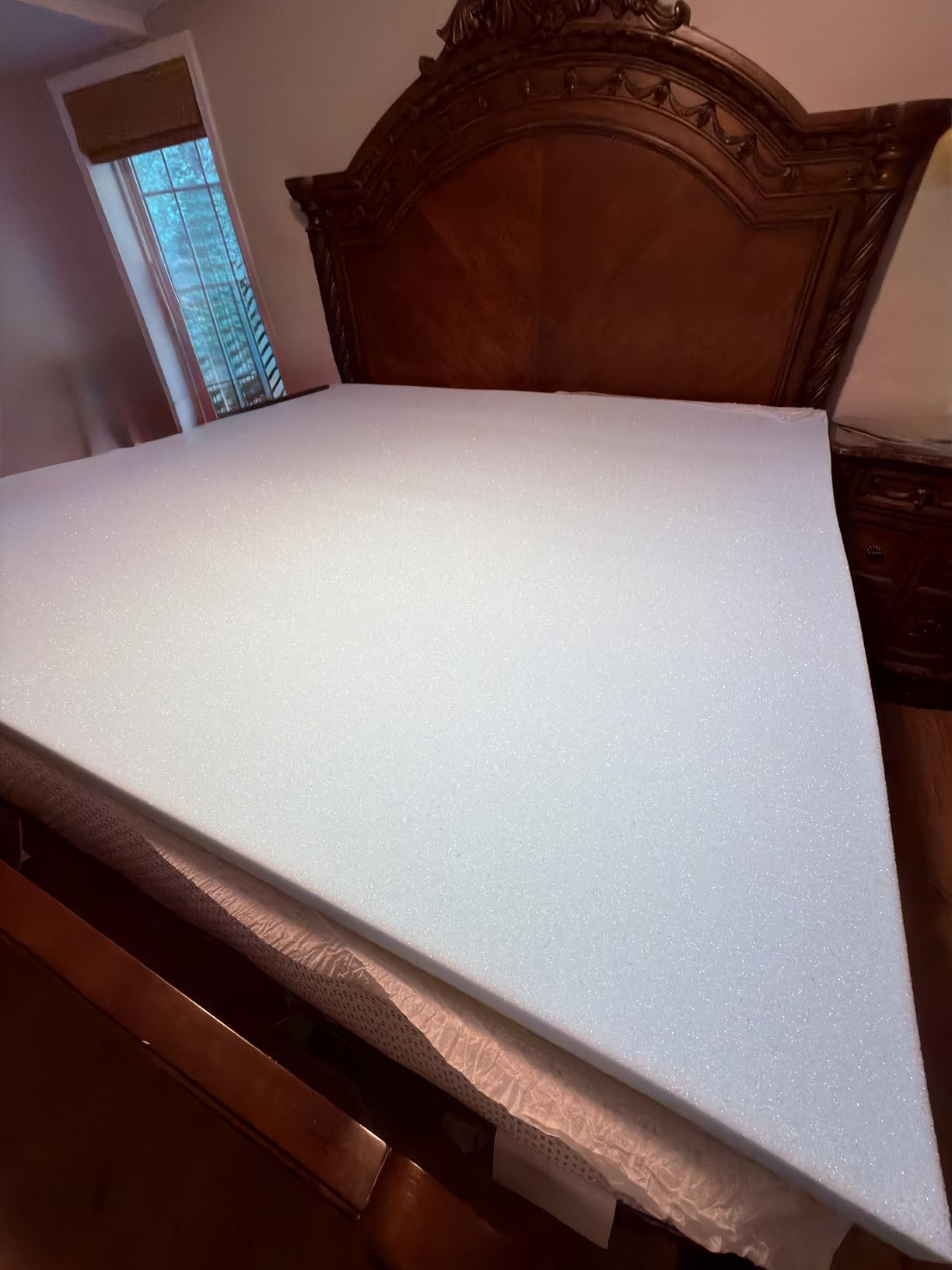 Novilla Memory Foam Mattress Topper Queen - 2 Inch Cooling Gel Infused Memory Foam | Slow-Rebound Pressure Relief | CertiPUR Certified | Comfort for Sleeper Sofa, RV, Camper, Dorm Room customer photo 1