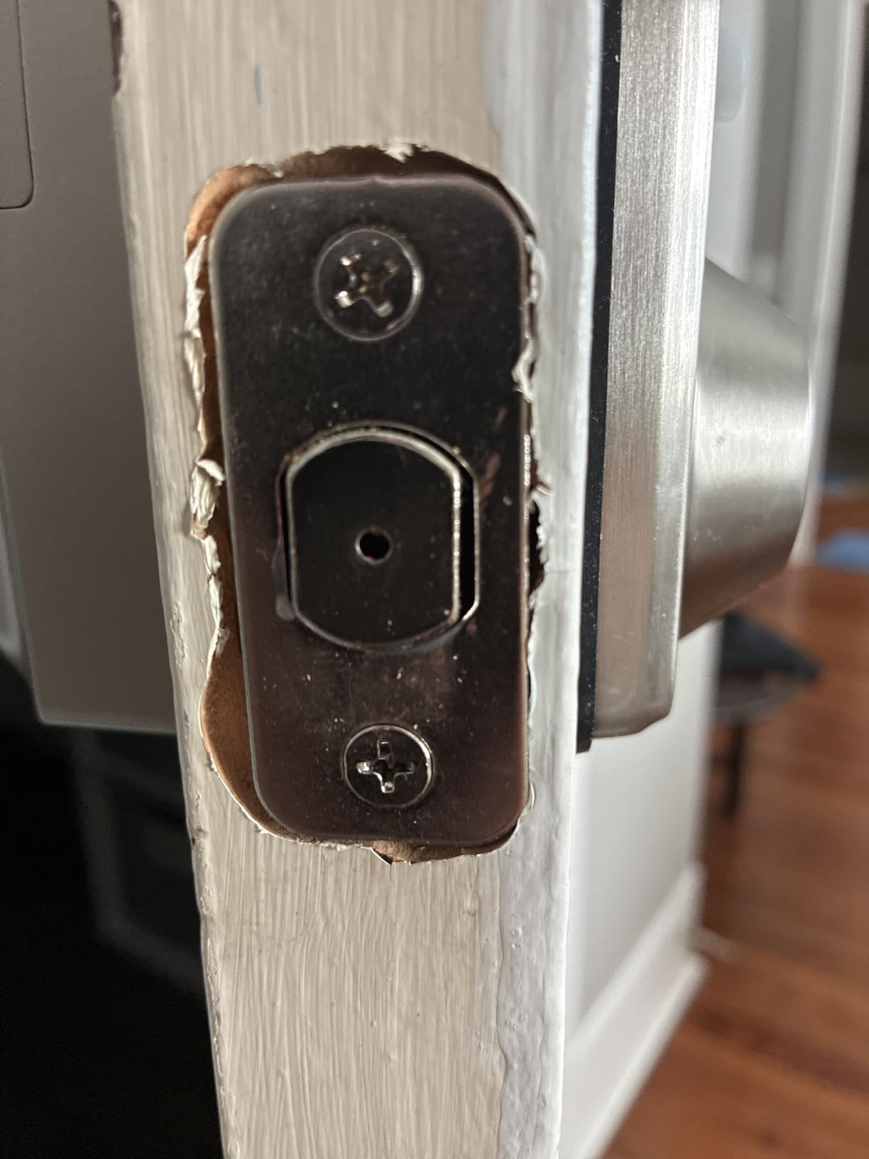 Veise VE012W Built-in WiFi Fingerprint Smart Lock, App Remote Control, Compatible with Alexa & Google Assistant, Keyless Entry for Front Door, Digital Keypad Deadbolt, Auto Lock, Satin Nickel customer photo 1