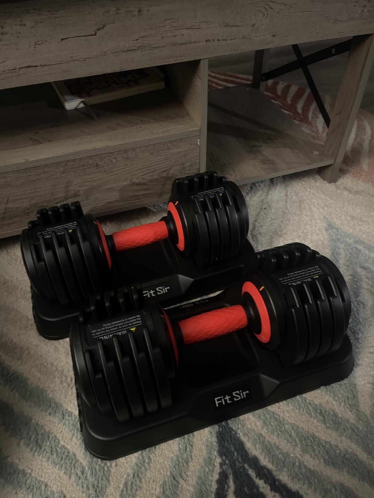 Adjustable Dumbbell Set, 10-in-1 25LB/55LB/90LB Adjustable Dumbbells with Safe Locking System customer photo 1