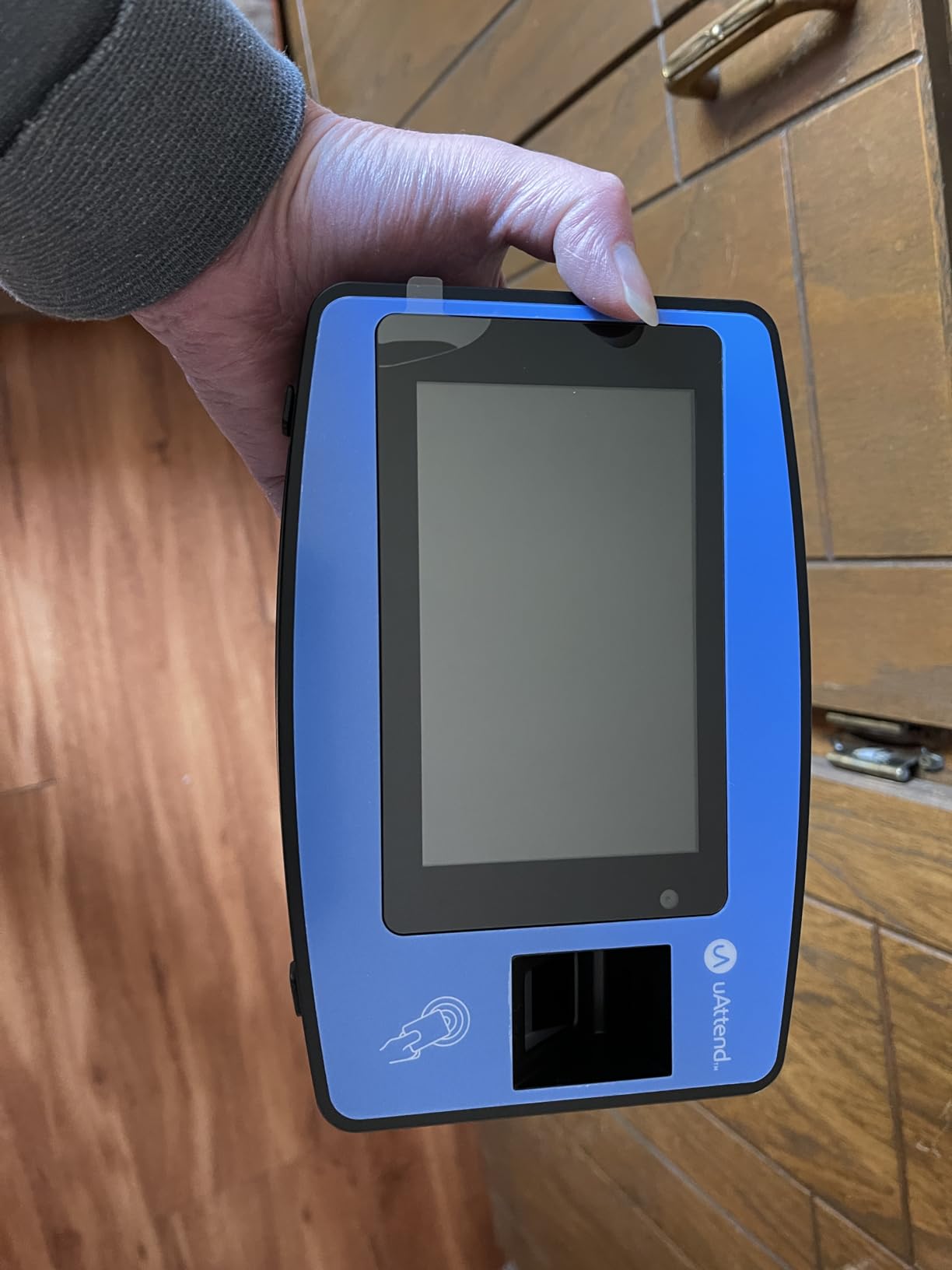 uAttend JR2500 Biometric Fingerprint, RFID, PIN Time Clock for Small Business - Cloud-Based Attendance System with Optional Payroll Integration - All-in-One System customer photo 1