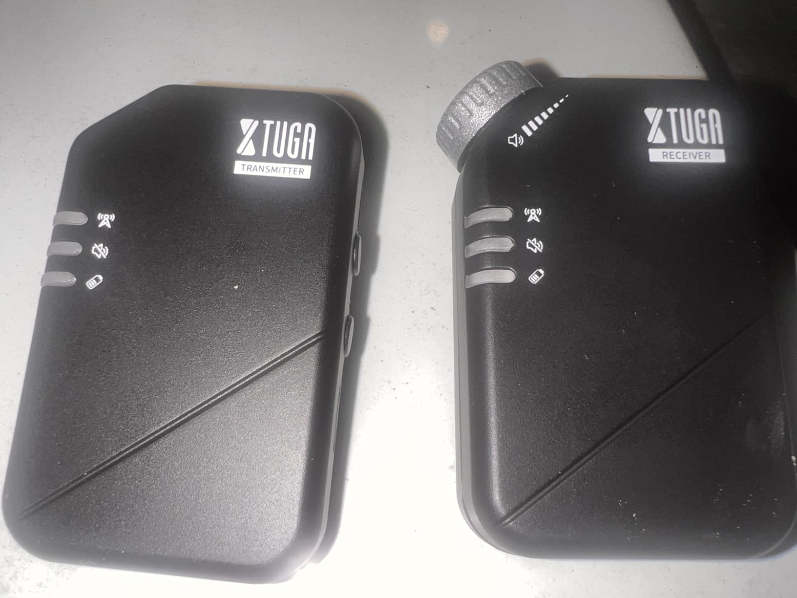 XTUGA Wireless in Ear Monitor System, 2.4G Stereo Wireless IEM System with Low Latency, One Transmitter to More Receiver, Stage Monitoring for Band,Church,Musicians,Live Studio(J02S) customer photo 2