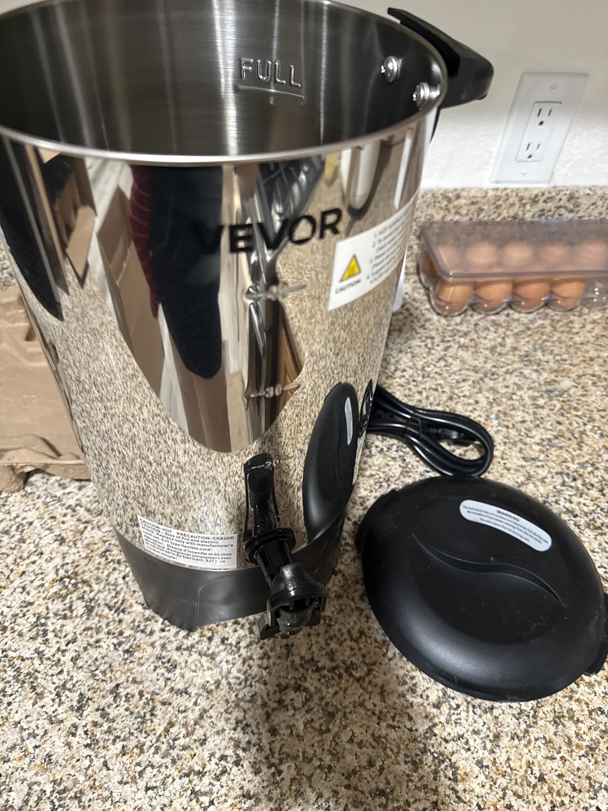 VEVOR Commercial Coffee Urn, 100 Cup 15 L Hot Beverage Dispenser with Dripless Faucet, Quick-Brewing Stainless Steel Large Commercial Coffee Maker, for Catering, Business, Party, Church & Restaurant customer photo 2