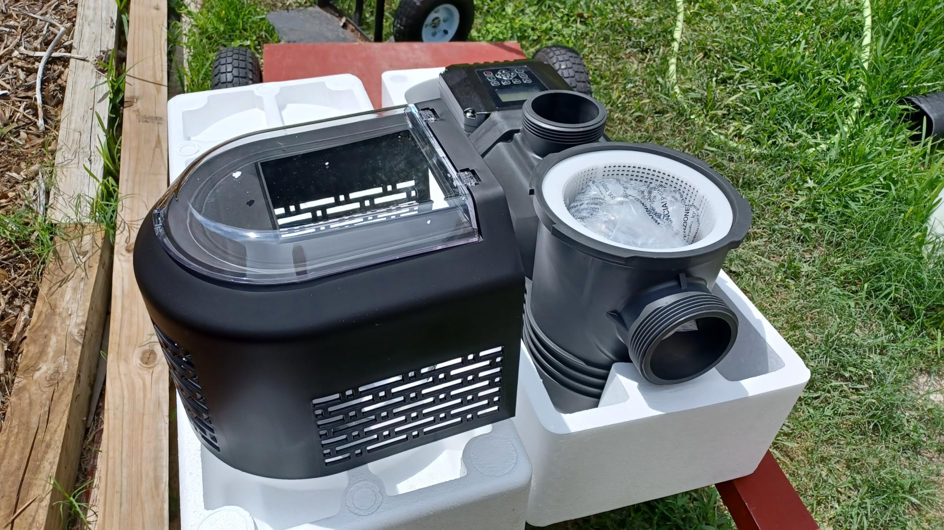 Aquastrong 2.0 HP Variable Speed Pool Pump In/Above Pool Pump Energy Efficient High Flow Powerful Self Priming Swimming Pool Pumps with Filter Basket customer photo 2