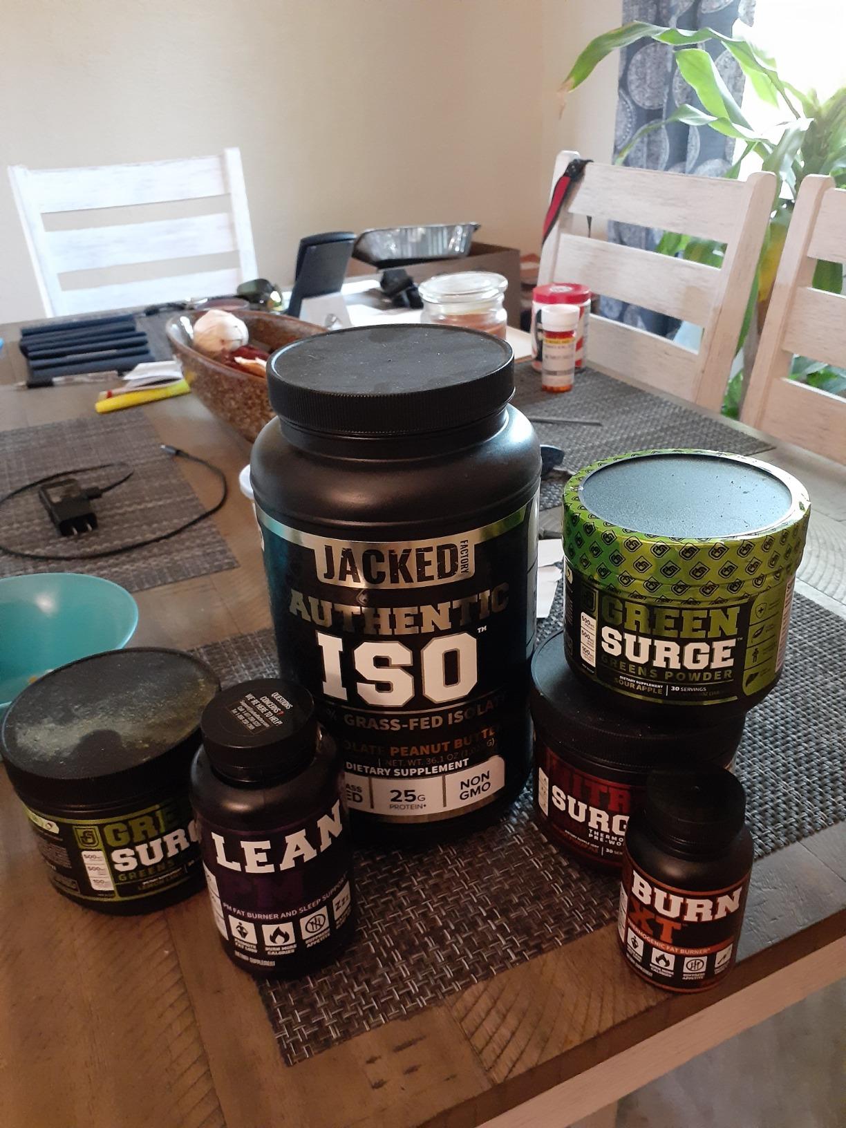 Jacked Factory Authentic ISO Grass Fed Whey Protein Isolate Powder - Low Carb, Non-GMO Muscle Building Protein w/No Fillers, Post Workout Recovery, Chocolate Peanut Butter, 25 Servings customer photo 1