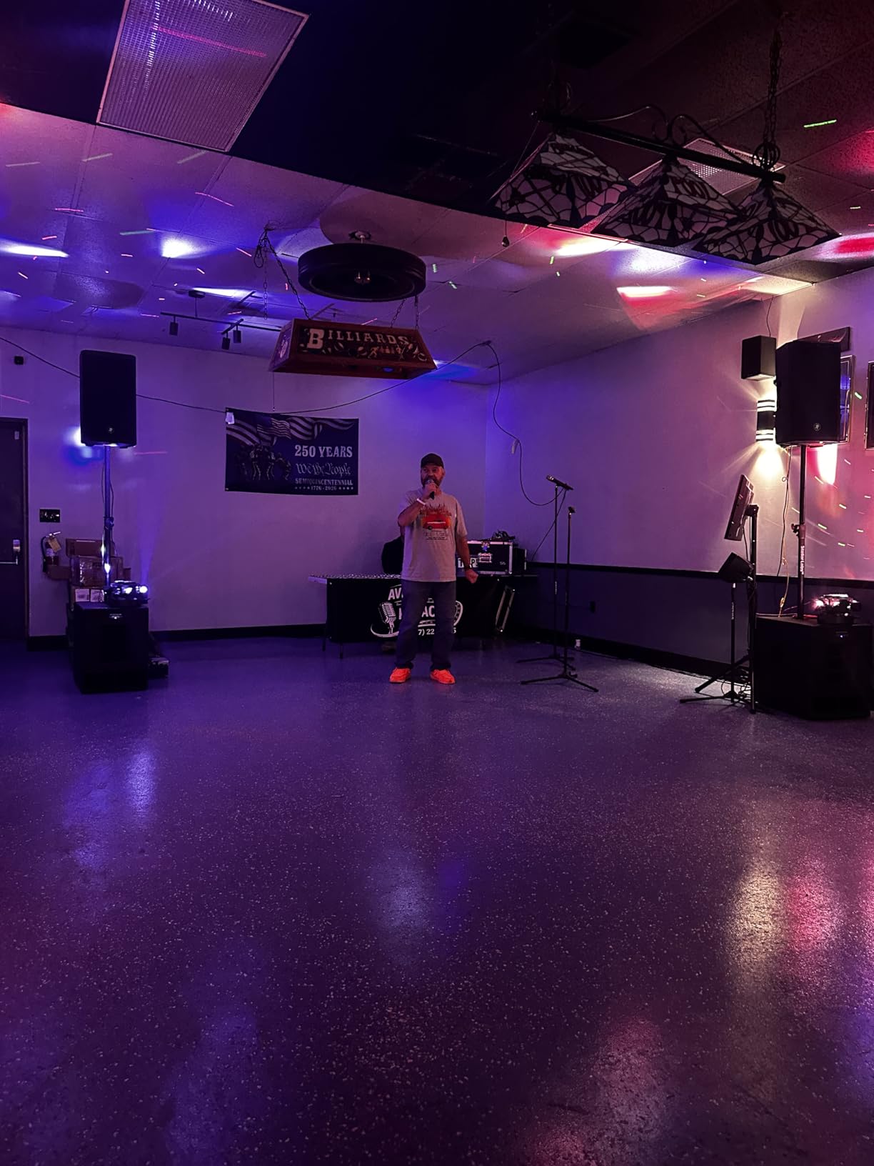 MINGJIE 6 Arm Moving Head DJ Lights, 150W RGBW LED Stage Lighting with Strobe & Bee-Eye Effect, Red/Green Starry, DMX512, Remote Control, Sound Activated, 540° Rotation for Party, Clubs, Disco (Gen II) customer photo 1