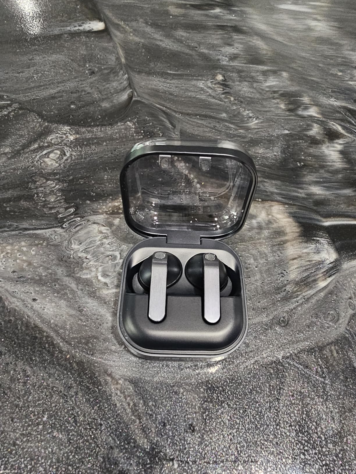 Galaxy Buds 4 Pro (2026) AI True Wireless Bluetooth Earbuds, Hi-Res Audio, 2-Way Speaker, ANC 2.0, Optimized Comfort, IP57, Live Translation, White [US Version, 2 Yr Warranty] customer photo 1
