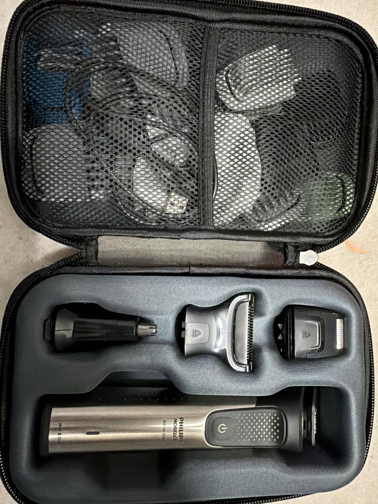 Philips Norelco All-in-One 9000 Series 23-Piece Trimmer - Electric Shaver and Clipper for Face, Beard, Head & Body, Self-Sharpening Full Metal Blades, MG9575/49 customer photo 1