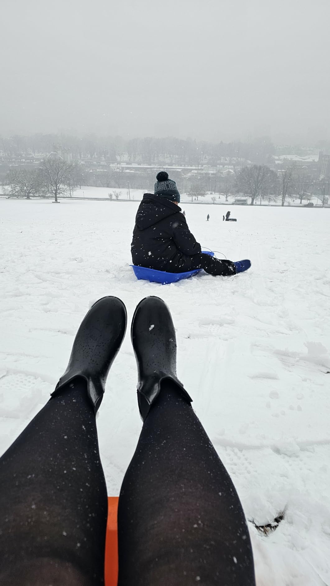 Snow Sled for Kids and Adults, Racer Downhill Sprinter Snow Sled 35