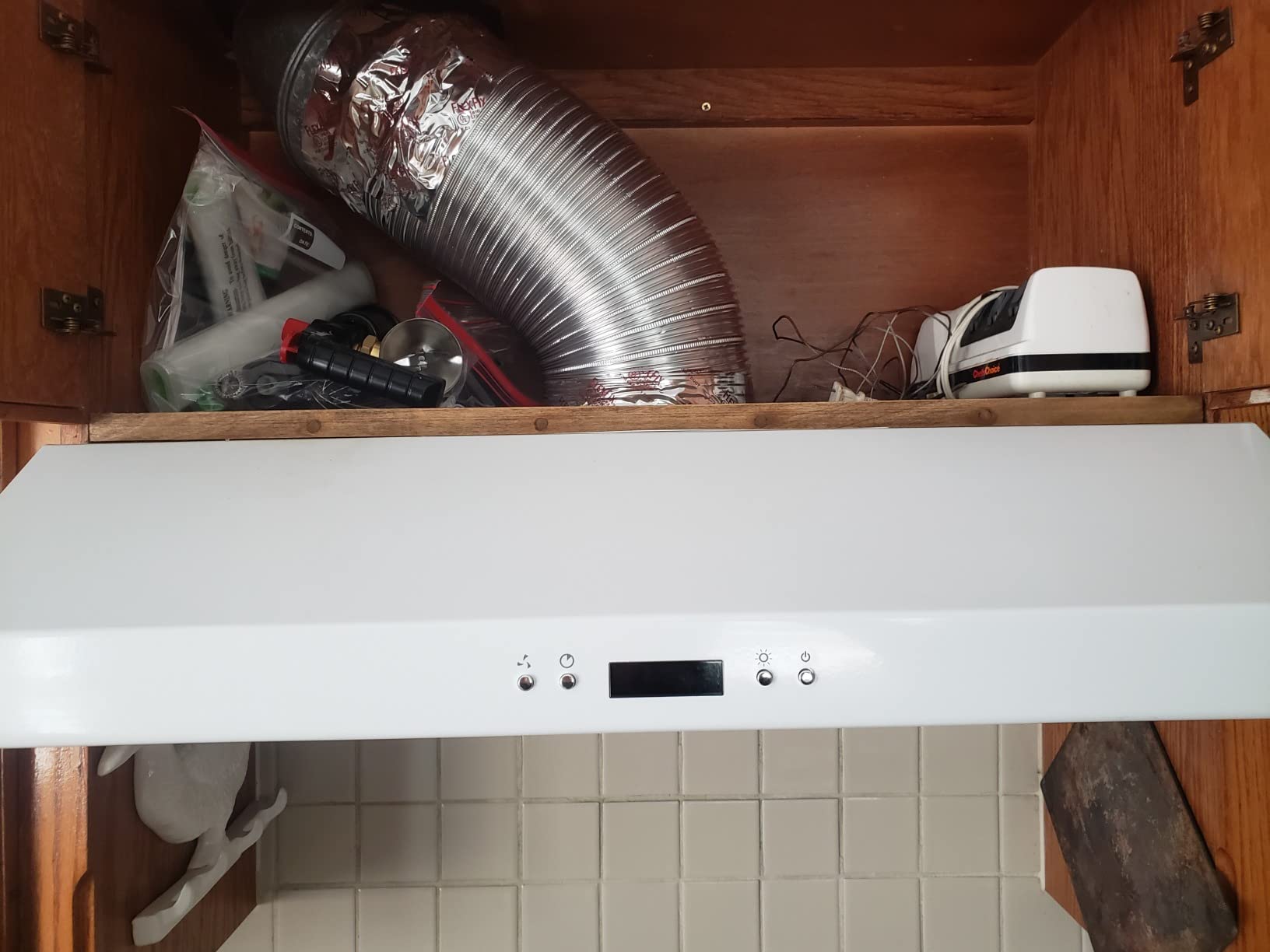 Broan-NuTone Luxury Modern 36-Inch 350 MAX Blower CFM 1.5 Sones Stainless Steel Range Hood customer photo 1