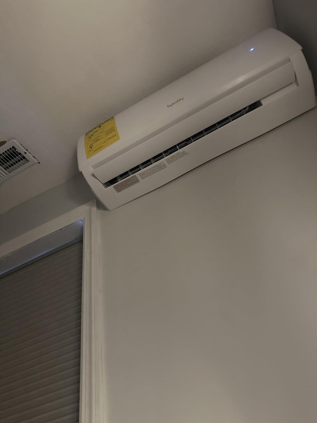 Hykolity Wifi Enabled 12,000 BTU Mini Split Air Conditioner & Heater, 20 SEER2 115V Split AC Unit Ductless Inverter System with Heat Pump, Installation Kits - Cools Rooms up to 750 Sq.Ft customer photo 2