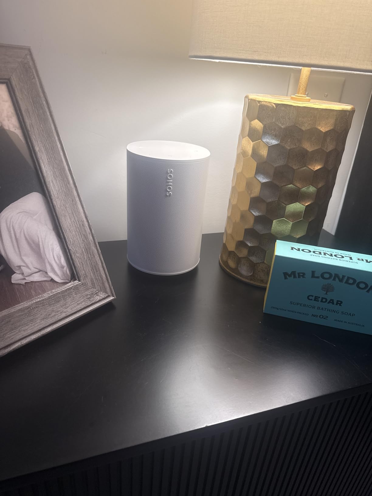 Sonos Era 100 SL - Compact, Microphone-Free Speaker with WiFi, Bluetooth - White customer photo 1