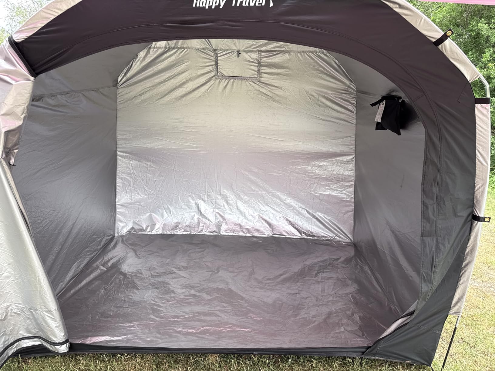 Happy Travel Bike Storage Shed Tent, Outdoor Portable Bicycle Storage Sheds with 210D Oxford Fabric PU4000 Waterproof for 2/3/4/6/8 Bikes, Bike Covers Shelter for Motorcycle, Garden Tools, Toys, Lawn Mower customer photo 2