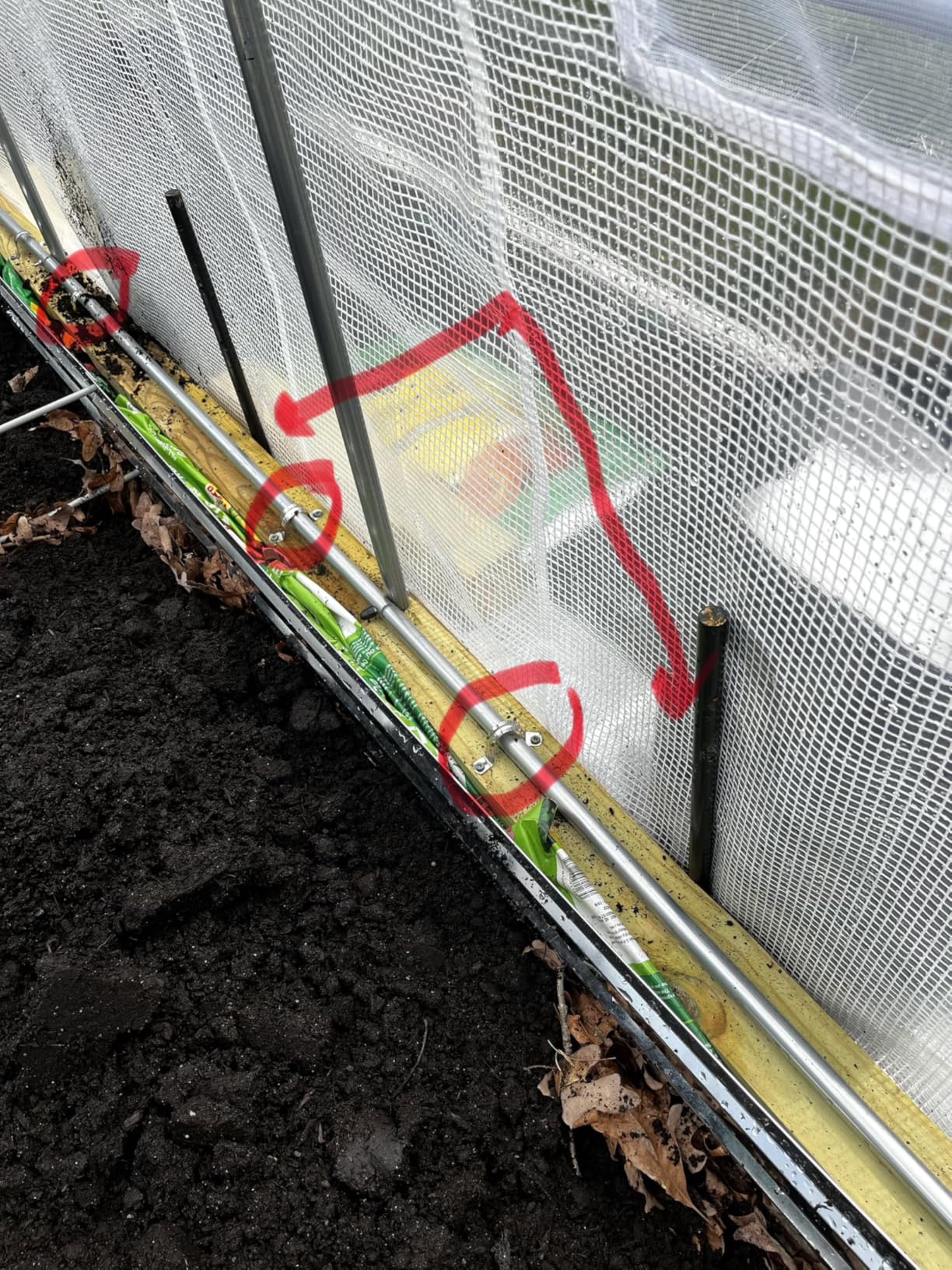 KING BIRD Premium 15x7x7 FT Greenhouse for Outdoors, Large Walk-in Heavy Duty Galvanized Steel Frame, Mesh Door Screen Window Hoop Plant Winter Hot House Tunnel Plus Black Shade Net Side Mesh, White customer photo 2