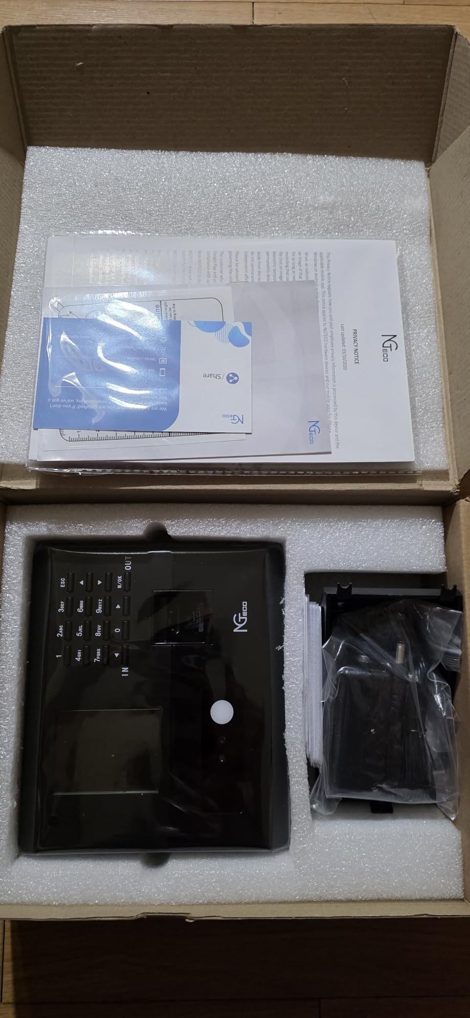 NGTeco Time Clock for Small Business, 4-in-1 Employee Attendance Machine with Face, Fingerprint, RFID Card & PIN Code, 2.4GHz WiFi, Mobile App Control for iOS Android, Shift Management, No Monthly Fee customer photo 2