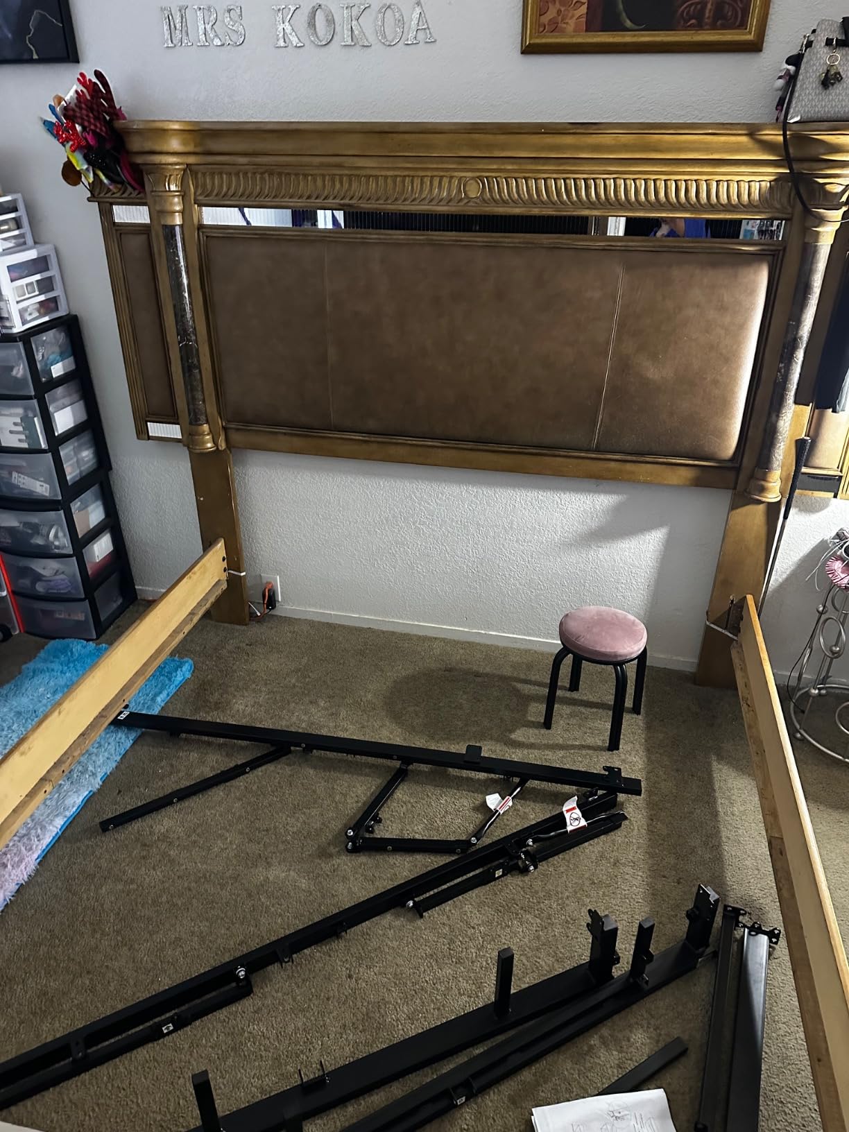 Mixcous King Adjustable Bed Frame Heavy Duty 750 lbs - Zero Gravity Electric Base with Wireless Remote for Back Pain Relief, Head & Foot Incline, Easy Assembly customer photo 2