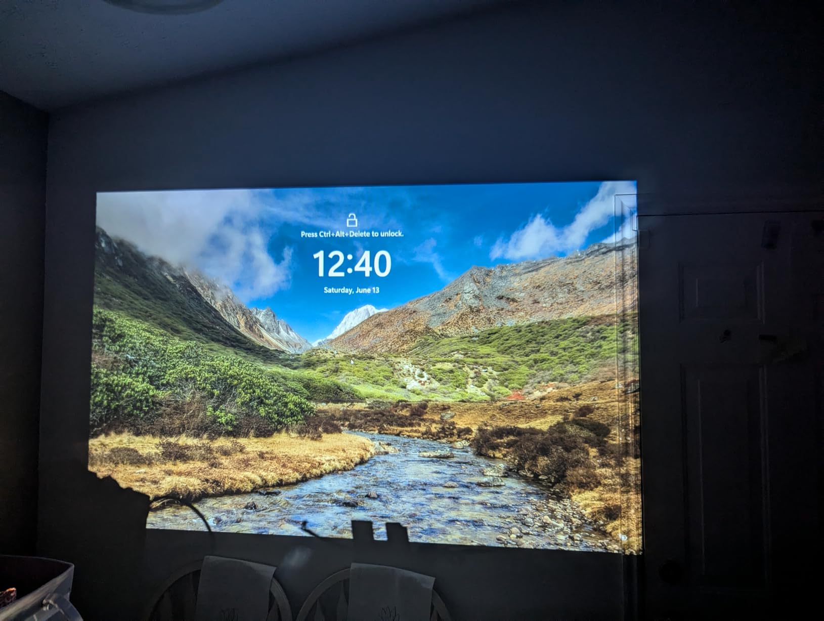 TOPTRO Smart Projector with Built-in Apps, 4K Support, WiFi and Bluetooth, Native 1080P Outdoor Movie Projector, Auto Focus, Dolby Audio customer photo 1