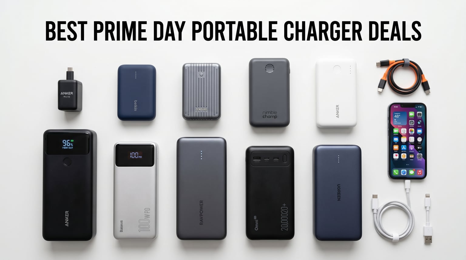 Best Amazon Prime Day Portable Charger Deals 2026