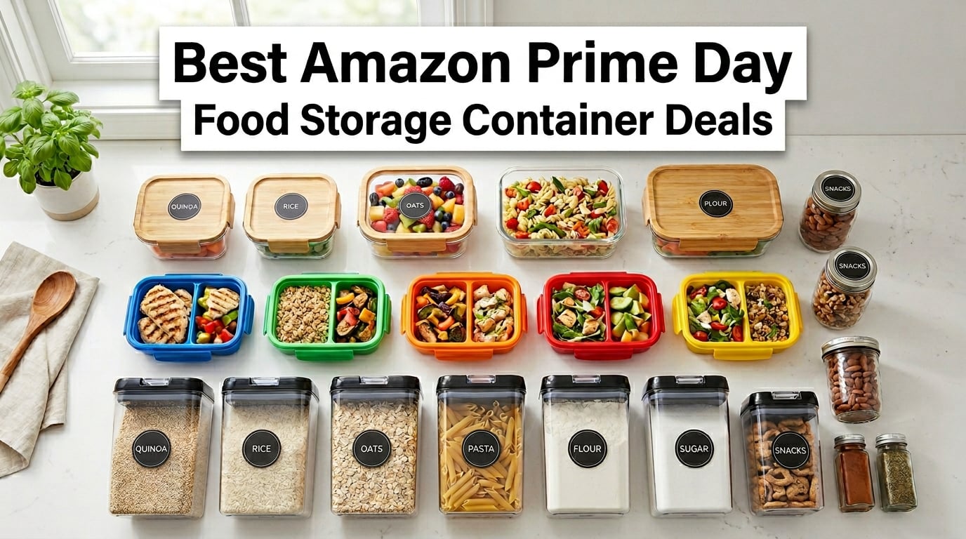 Best Amazon Prime Day Food Storage Container Deals 2026