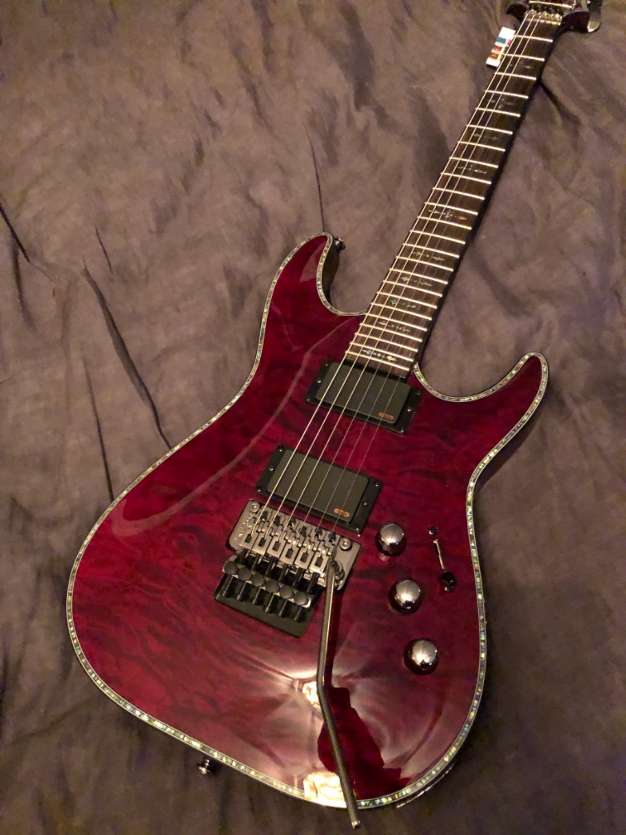 Schecter Hellraiser C-1 FR Electric Guitar, Black Cherry customer photo 1