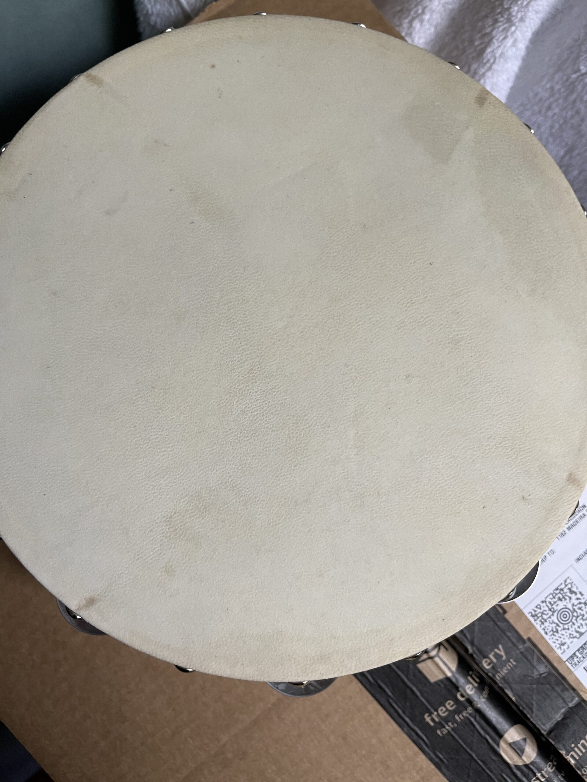 Holy Land Gifts Instr-Tambourine-10 Rnd-Goatskin customer photo 1