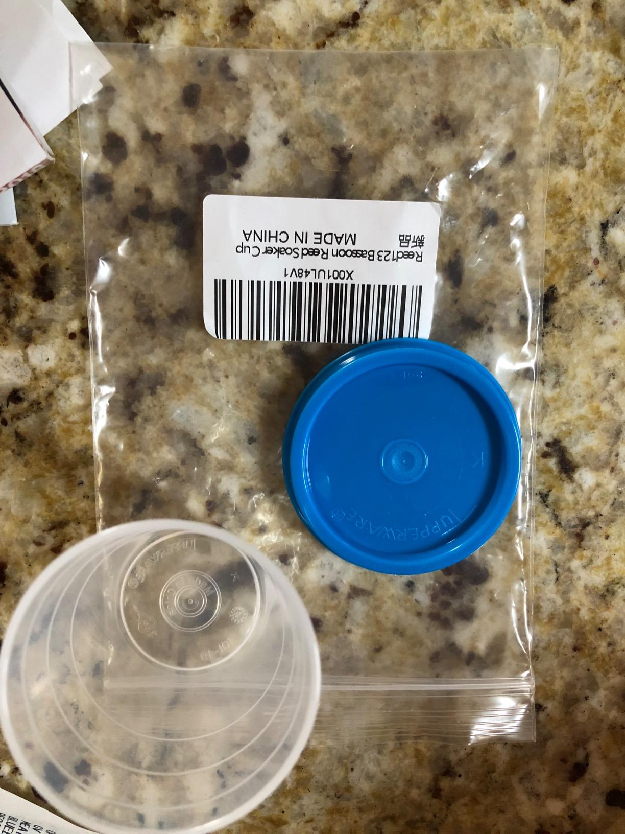 Bassoon Reed & Oboe Reed Soaker Cup with a Random Color Lid customer photo 1